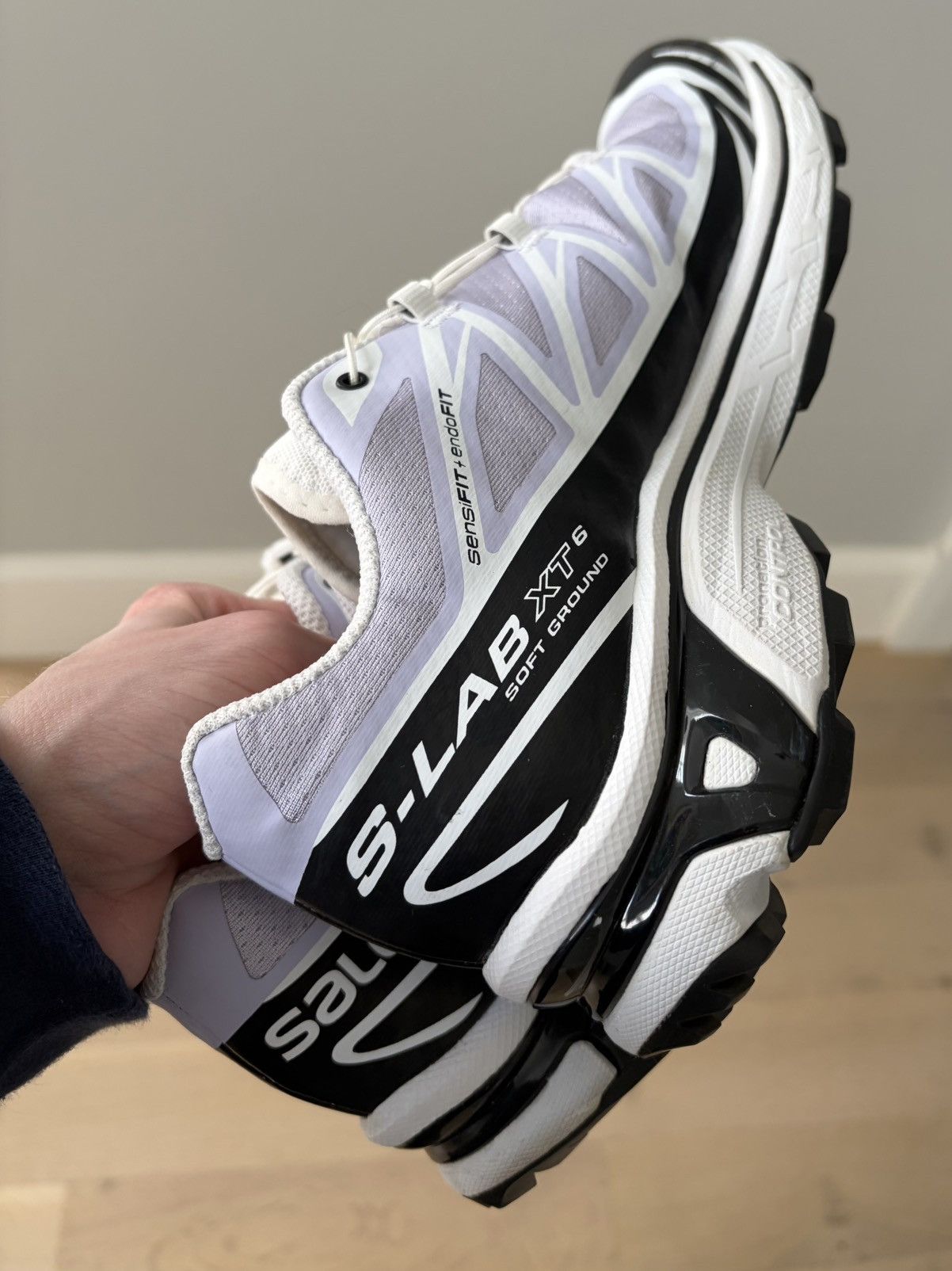 Salomon Salomon XT-6 Purple Heather White Black L41317200 Size US 9.5 / EU 42-43 - 10 Thumbnail