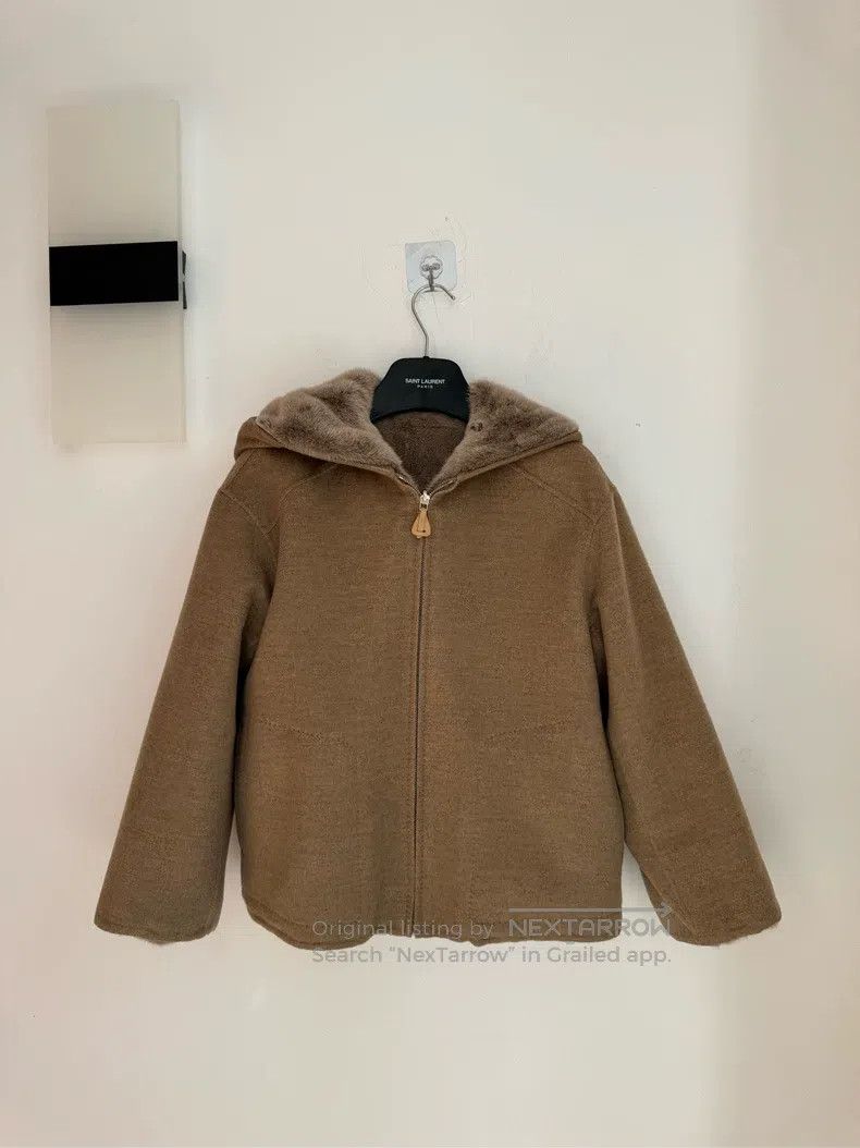 Hermes Hermes Khaki double-sided fur coat Size XS / US 0-2 / IT 36-38 - 4 Thumbnail