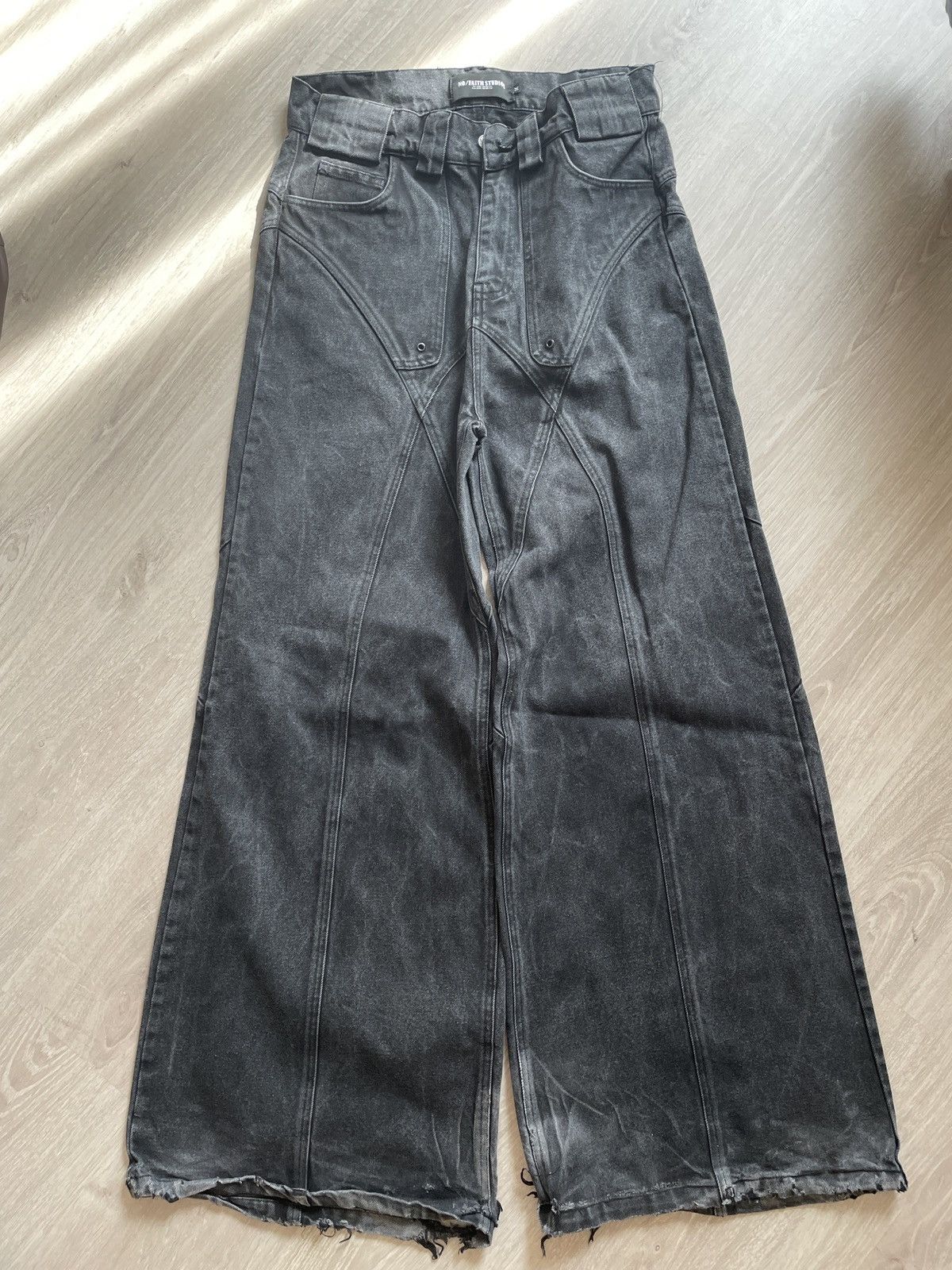 パンツ NO/FAITH STUDIOS LOOSE EVERYDAY DENIM LOOSE EVERYDAY CONCRETE DUST DENIM – NO/FAITH STUDIOS