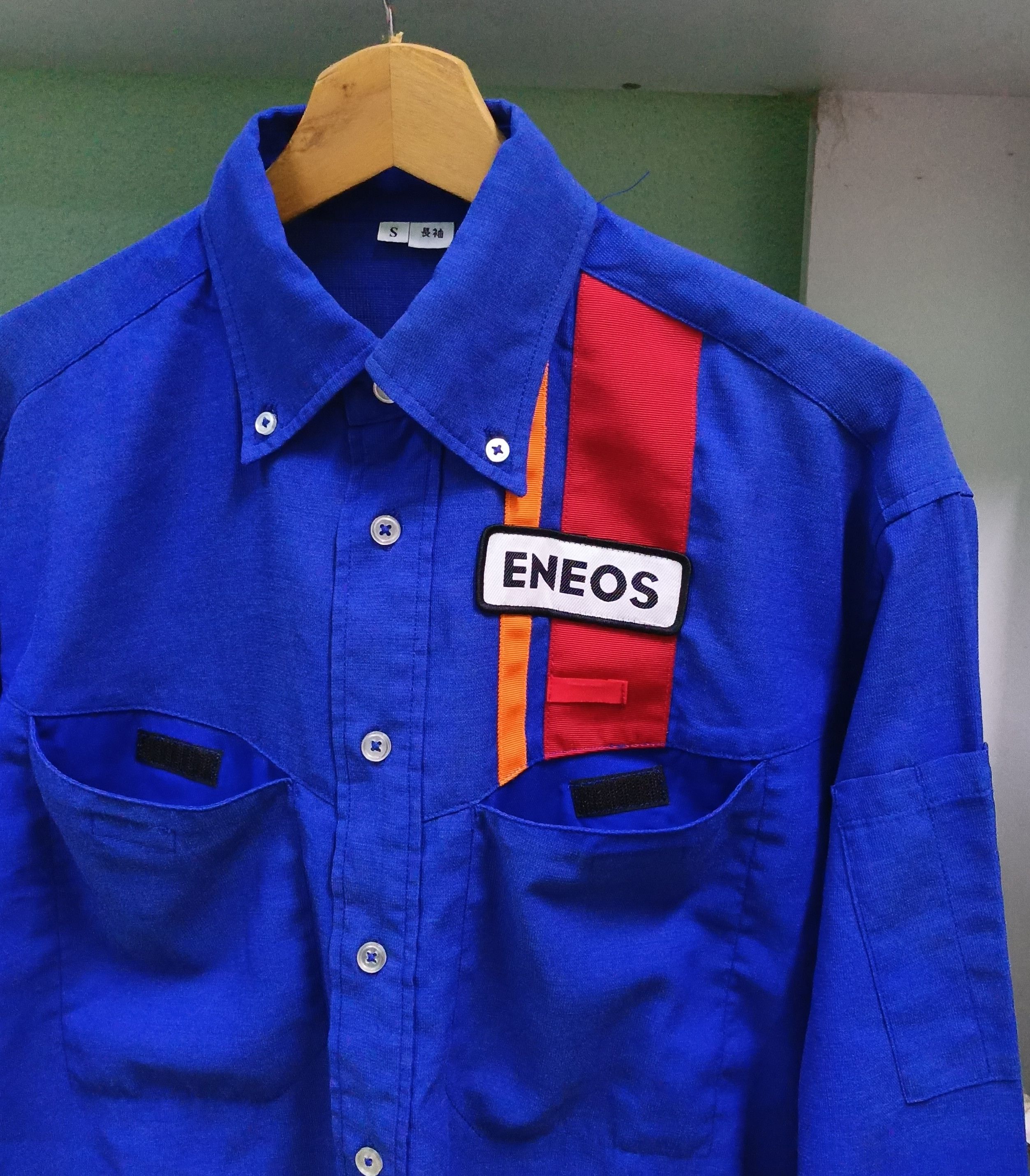 Japanese Brand Vintage ENEOS Motor Oil Long Sleeve Shirts Size US S / EU 44-46 / 1 - 4 Thumbnail
