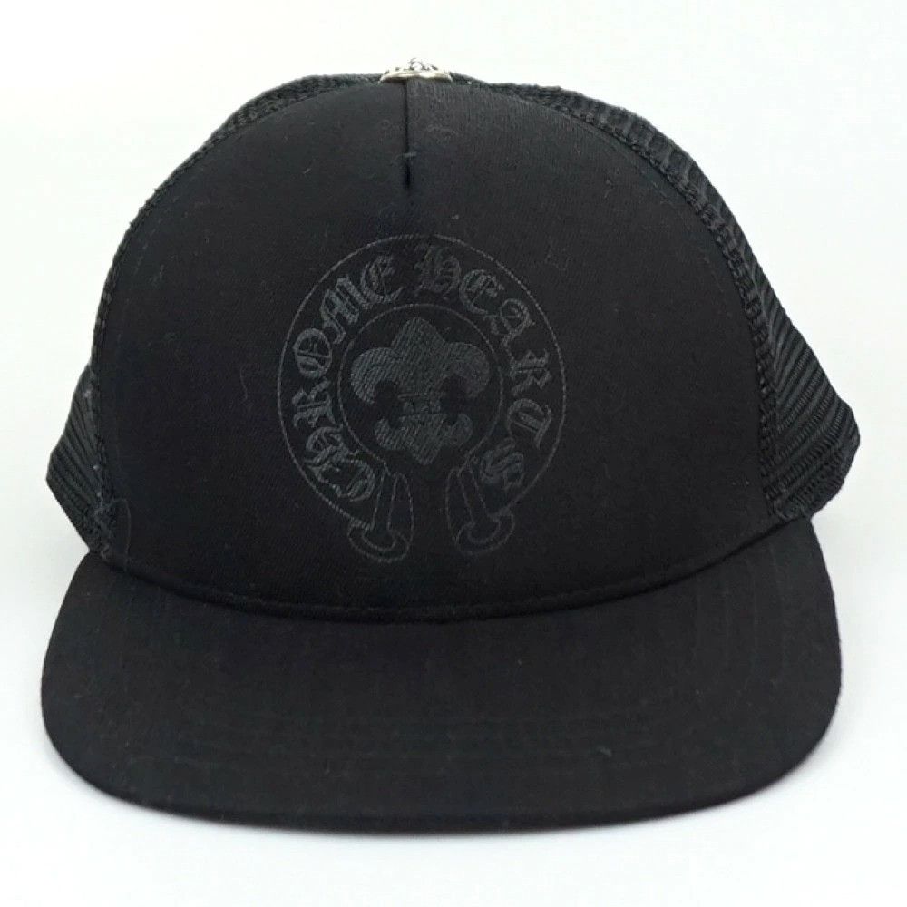 Chrome Hearts CHROME HEARTS Trucker Cap BS Flare Print Cross Ball Mesh Cap Size ONE SIZE - 2 Thumbnail