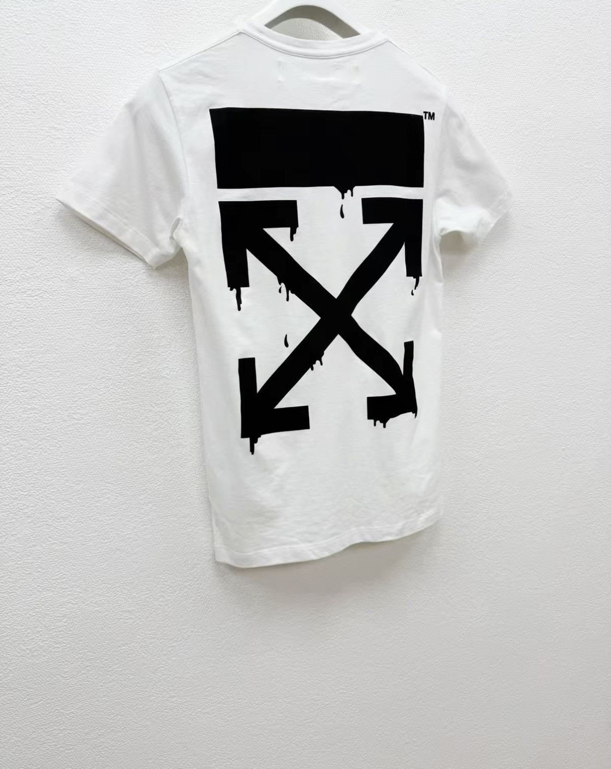 Off-White OFF-WHITE 100% Cotton Short Sleeve T-shirt J30 Size US XS / EU 42 / 0 - 4 Thumbnail