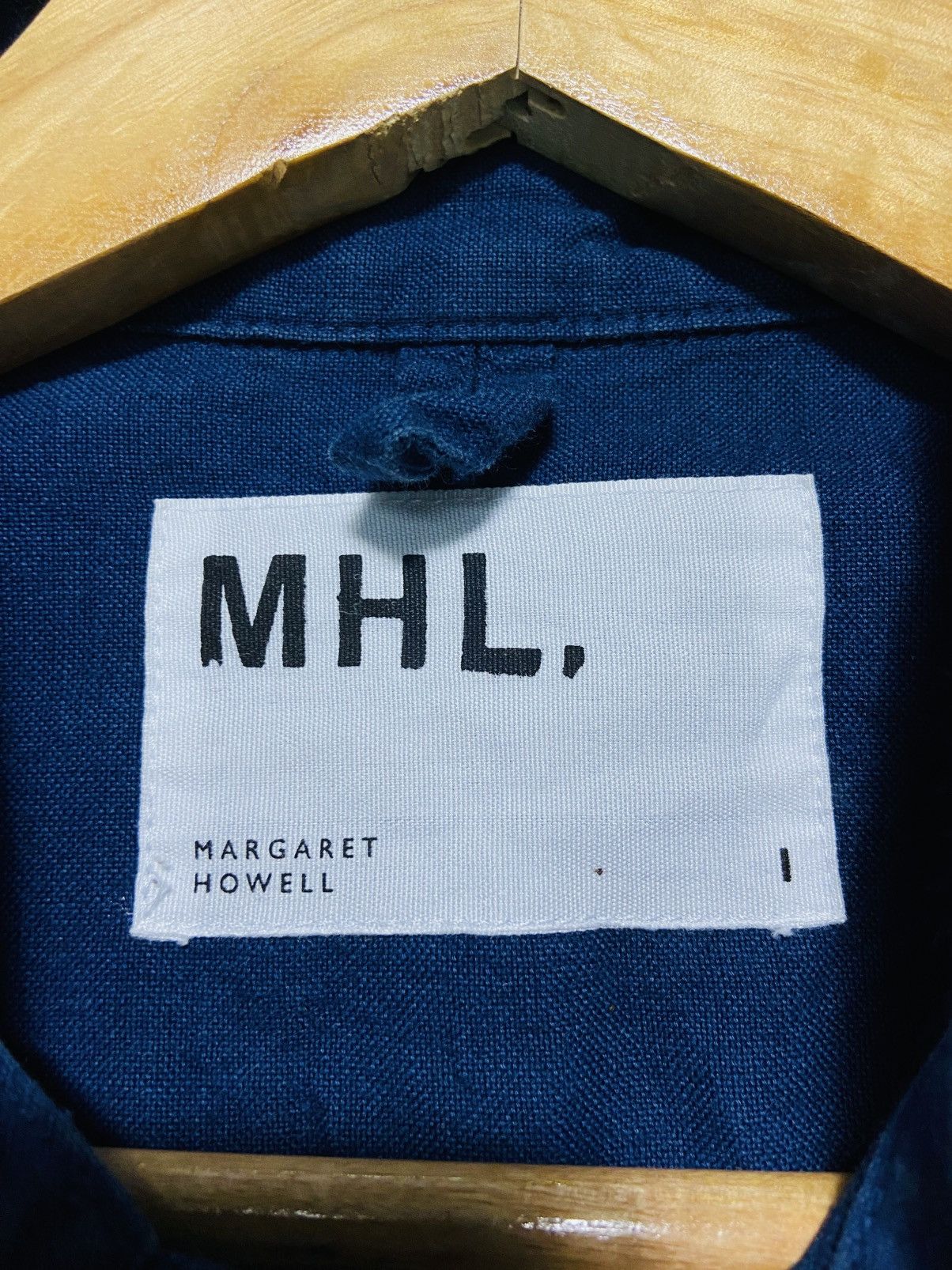 Margaret Howell Vintage Margaret Howell Navy Cotton Button-Down Dress Size M / US 6-8 / IT 42-44 - 13 Thumbnail