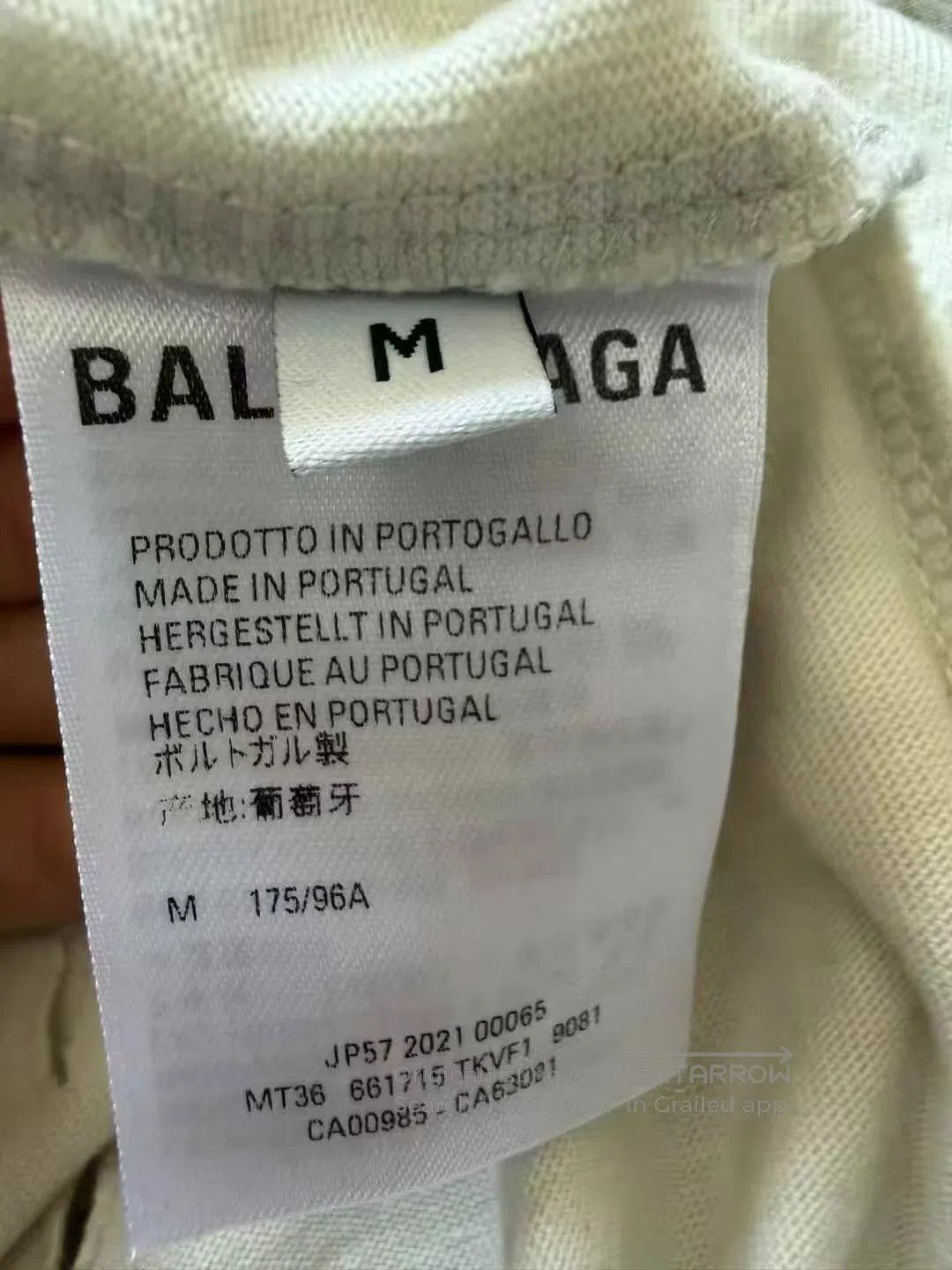 Balenciaga Balenciaga Short Sleeve T-Shirt| Size US M / EU 48-50 / 2 - 4 Thumbnail