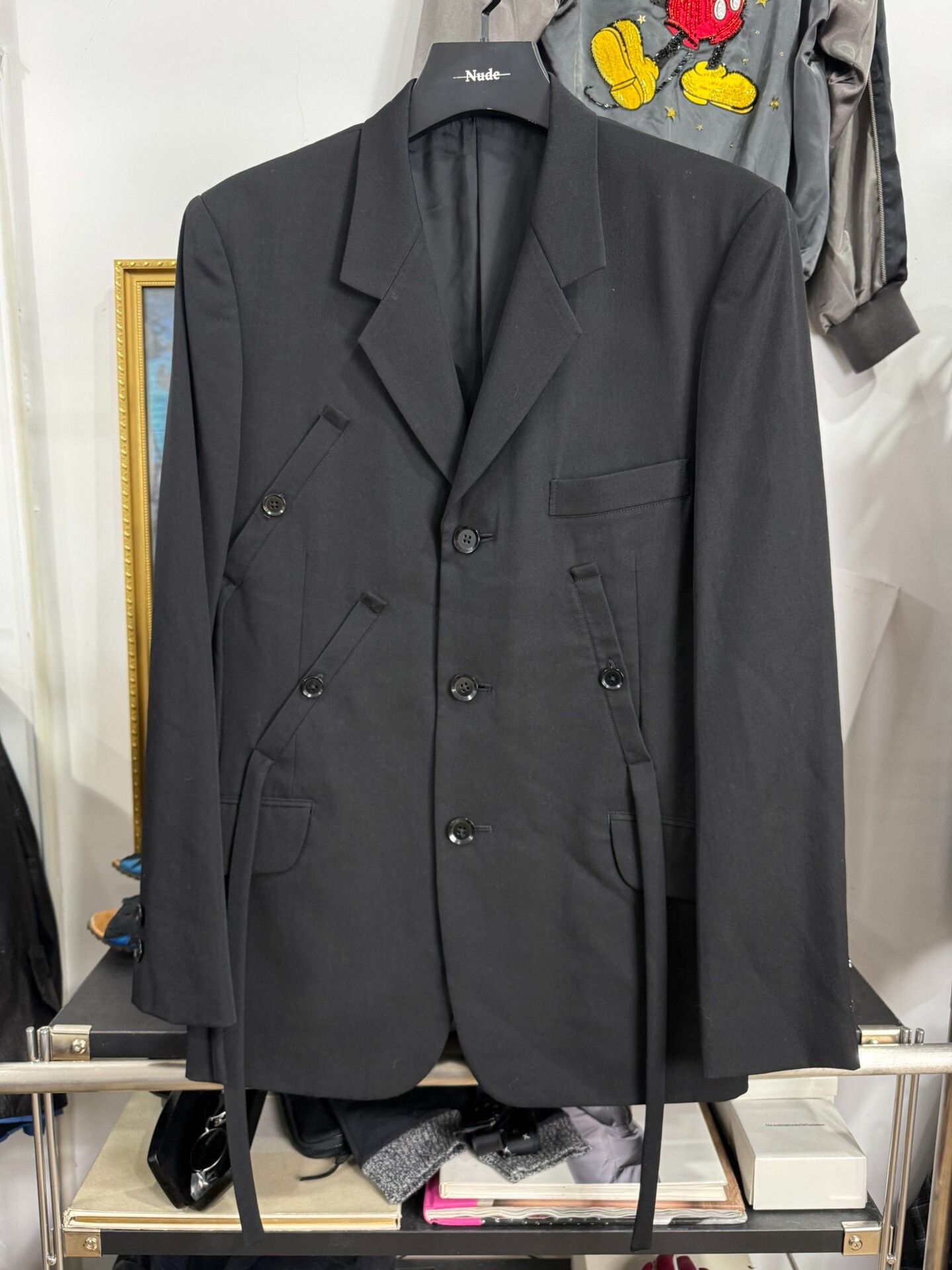 Yohji Yamamoto Yohji Yamamoto Black Suit Jacket Size US M / EU 48-50 / 2 - 1 Thumbnail
