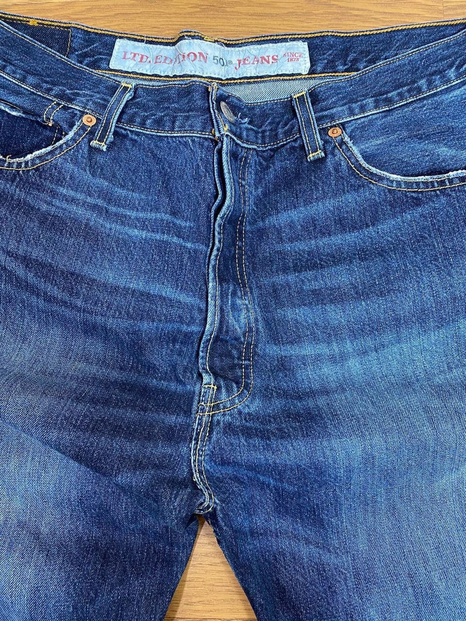 Levi's Mens Blue Vintage Y2K Low Rise Bootcut Jeans With Size US 38 / EU 54 - 4 Thumbnail