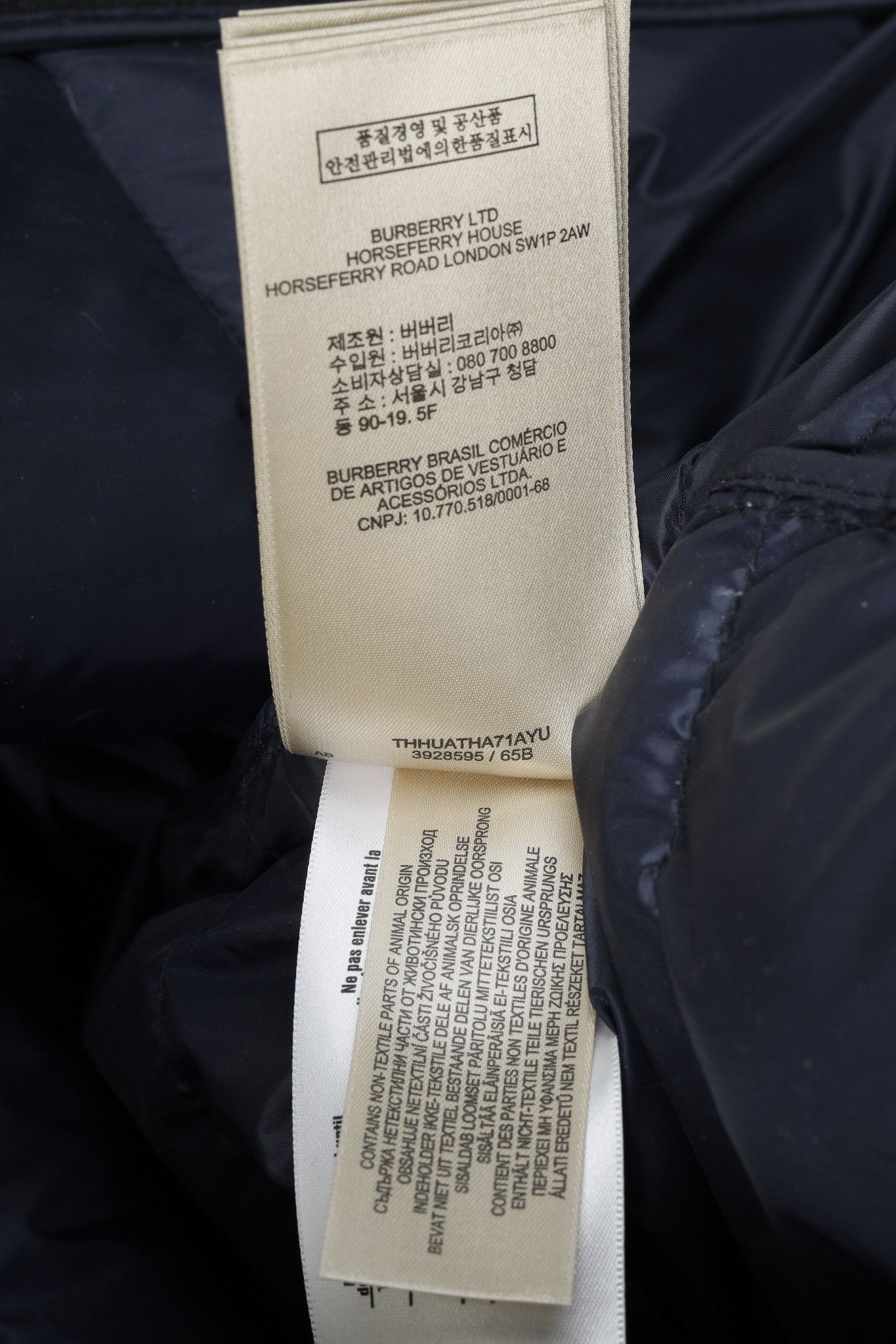 Burberry Burberry Brit Mitchson Navy Blue Down-Filled Puffer Jacket Size US M / EU 48-50 / 2 - 14 Thumbnail