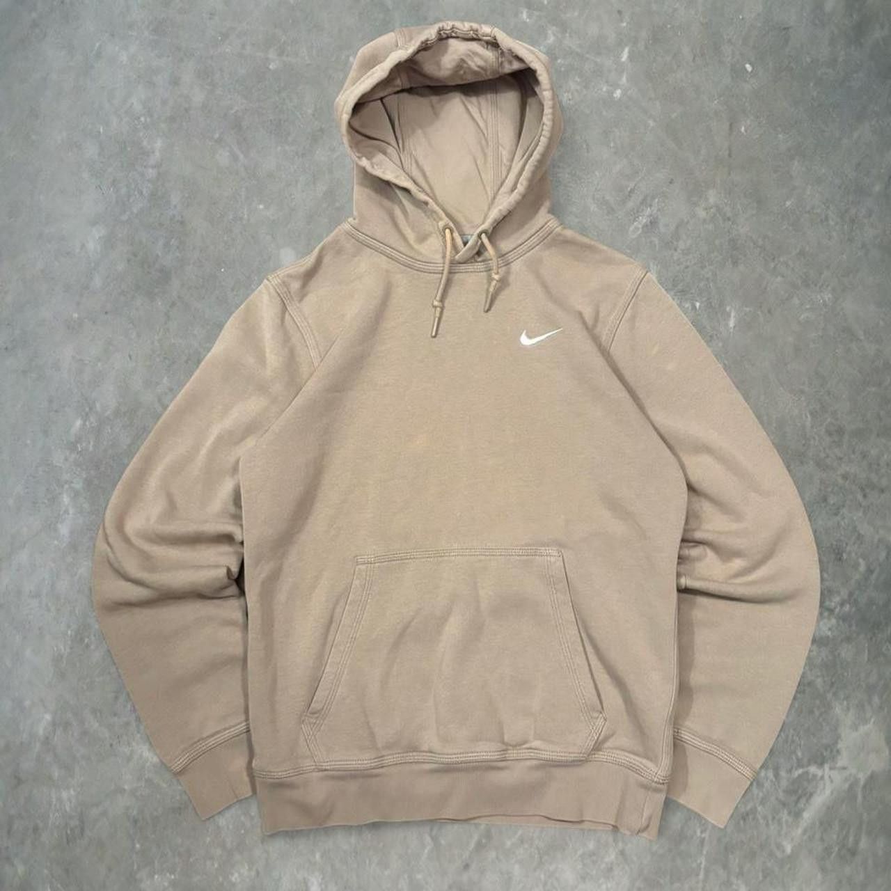 Vintage Crazy Vintage Y2K/2000s Nike Beige Streetwear Style Essential Hoodie! Size US S / EU 44-46 / 1 - 1 Thumbnail
