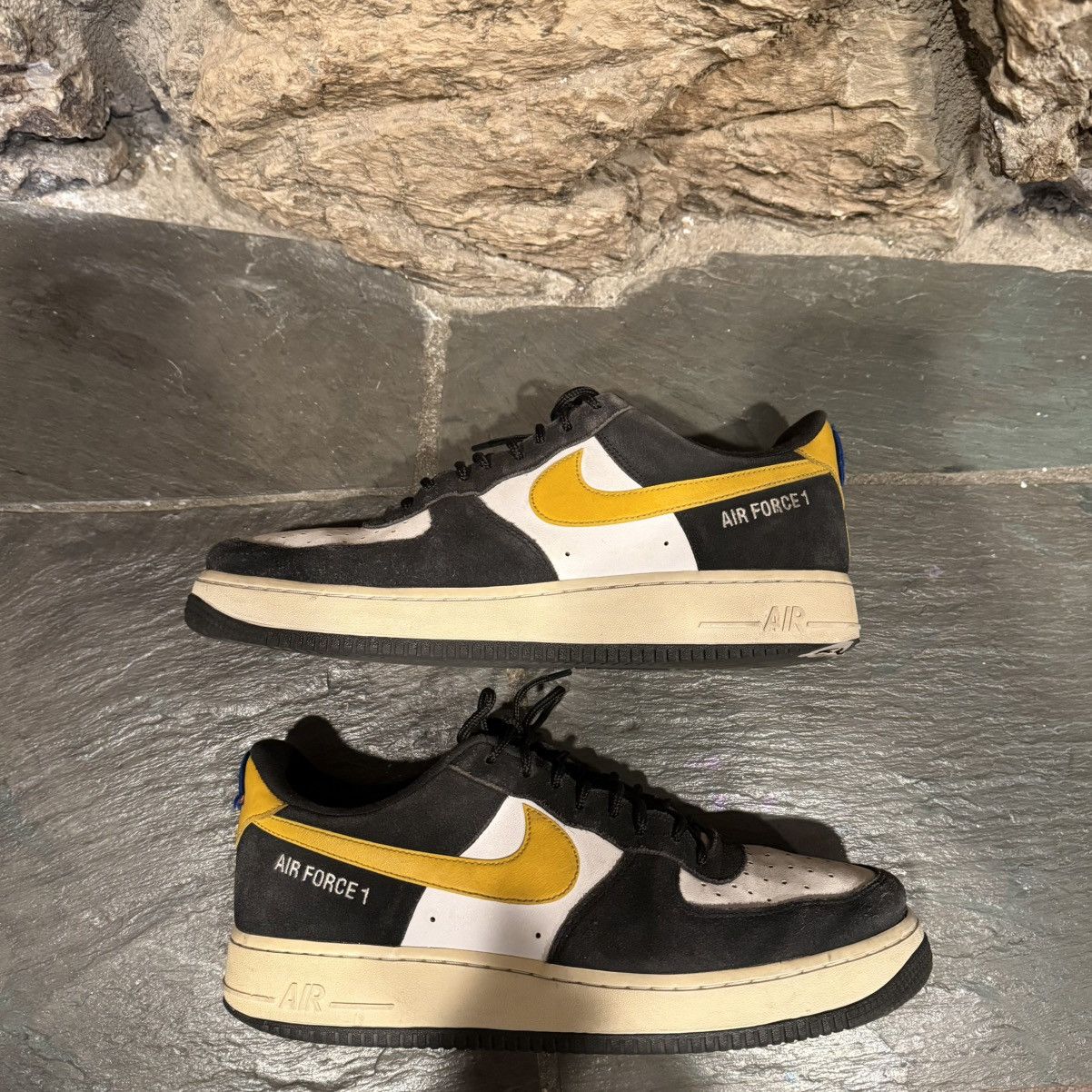 Nike Air Force 1 ’07 LV8 Athletic Club Black/Gold Size US 12.5 / EU 45-46 - 1 Thumbnail