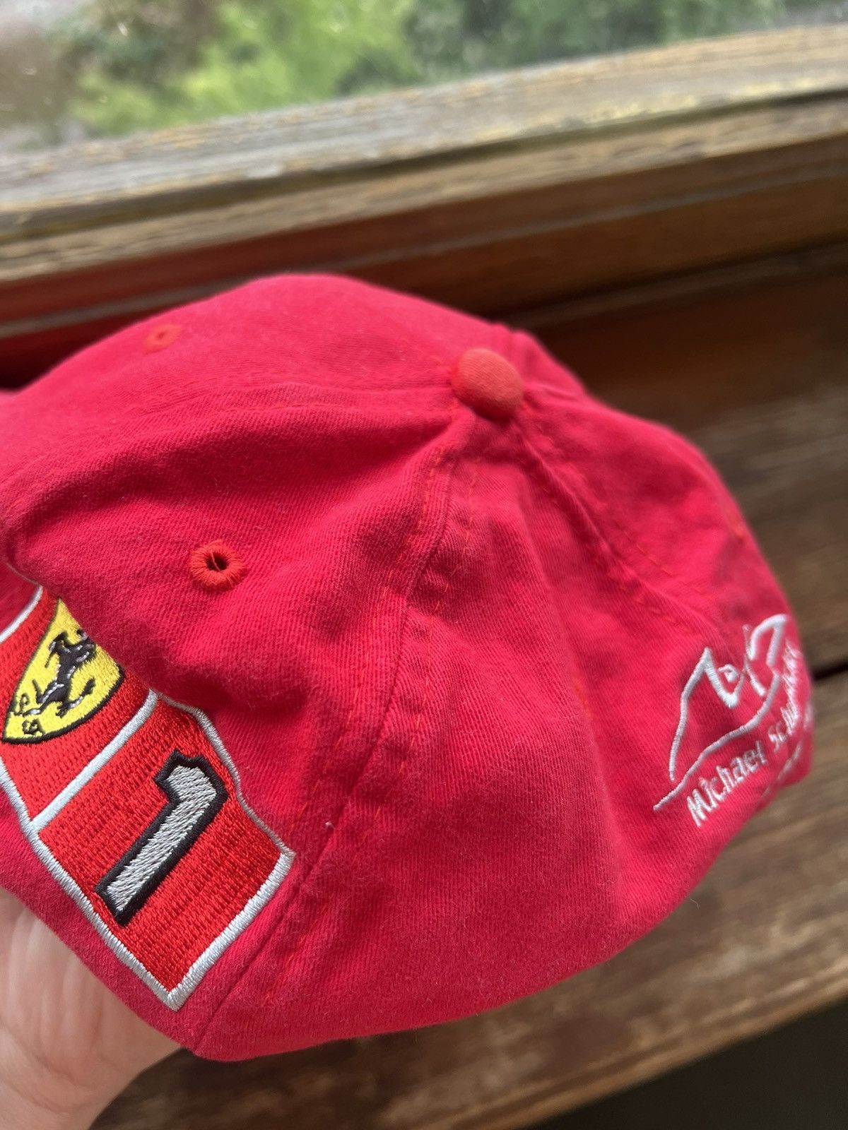 Vintage Vintage F-1 Ferrari Schumacher Racing Trapper Hat Y2K Size ONE SIZE - 7 Thumbnail