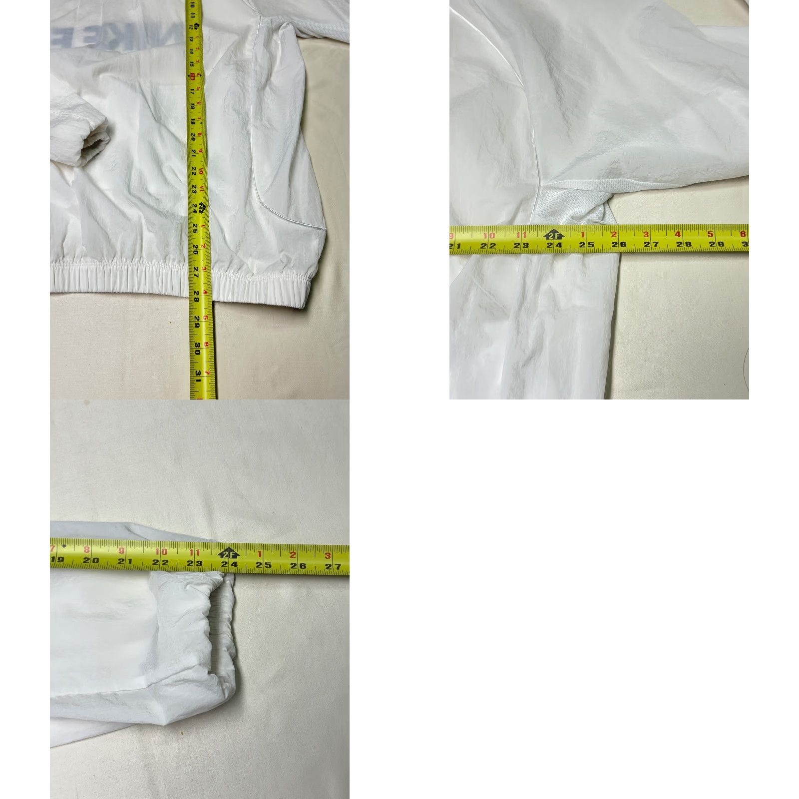 Nike Nike FC White Nylon Pullover Track Jacket XL Unisex Adults Loose Fit Windbreaker Jacket Size US XL / EU 56 / 4 - 8 Thumbnail