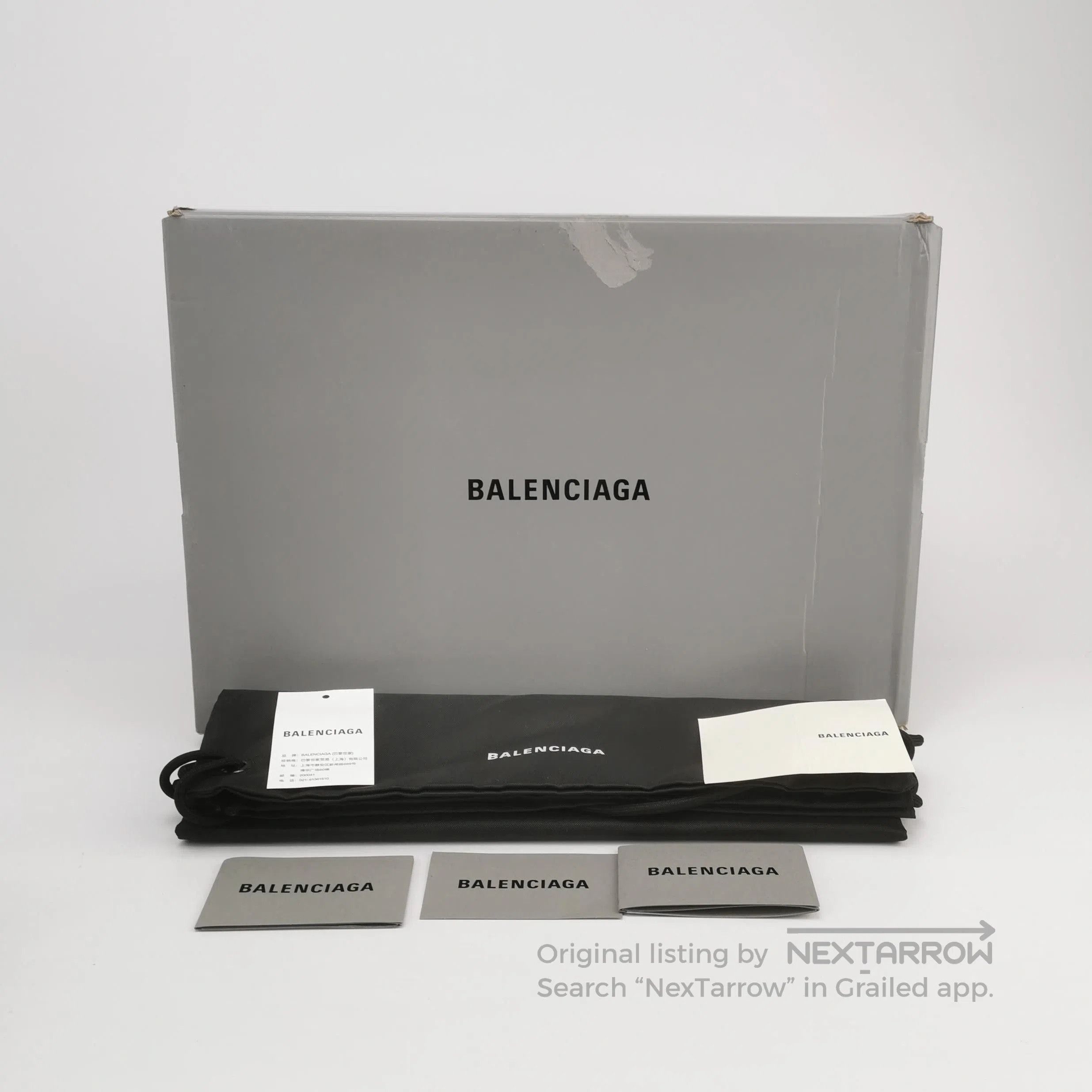 Balenciaga Balenciaga Runner White Red Logo Sneakers Size 41. Size US 8 / EU 41 - 9 Thumbnail