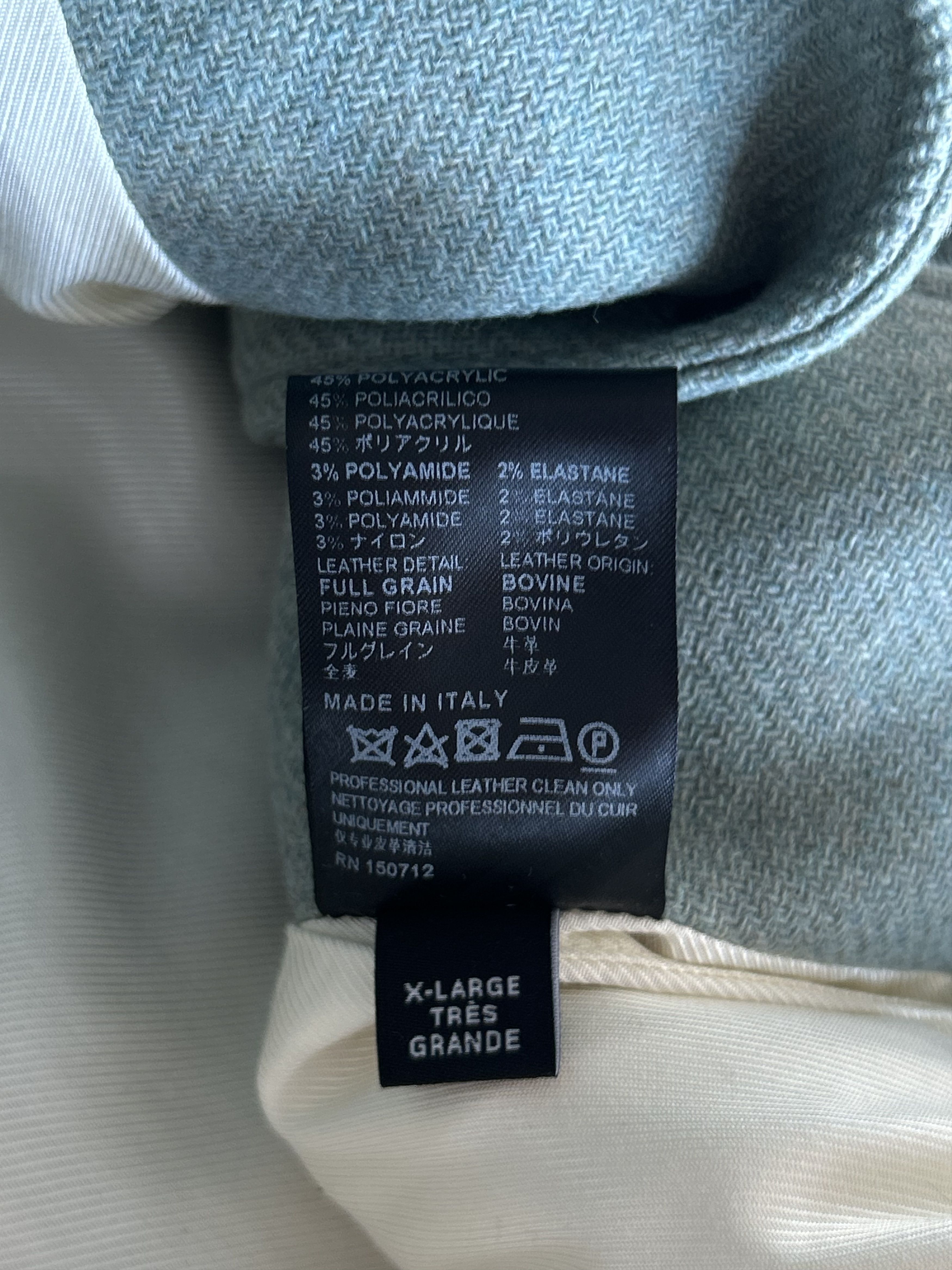 Amiri Amiri Frosty Green & White Fighters Varsity Jacket Size US XL / EU 56 / 4 - 5 Thumbnail