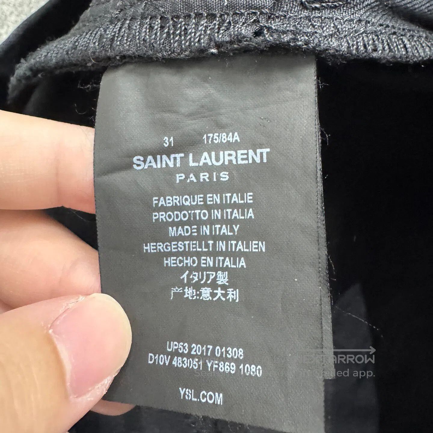Saint Laurent Paris #REF! Size US 31 - 6 Thumbnail