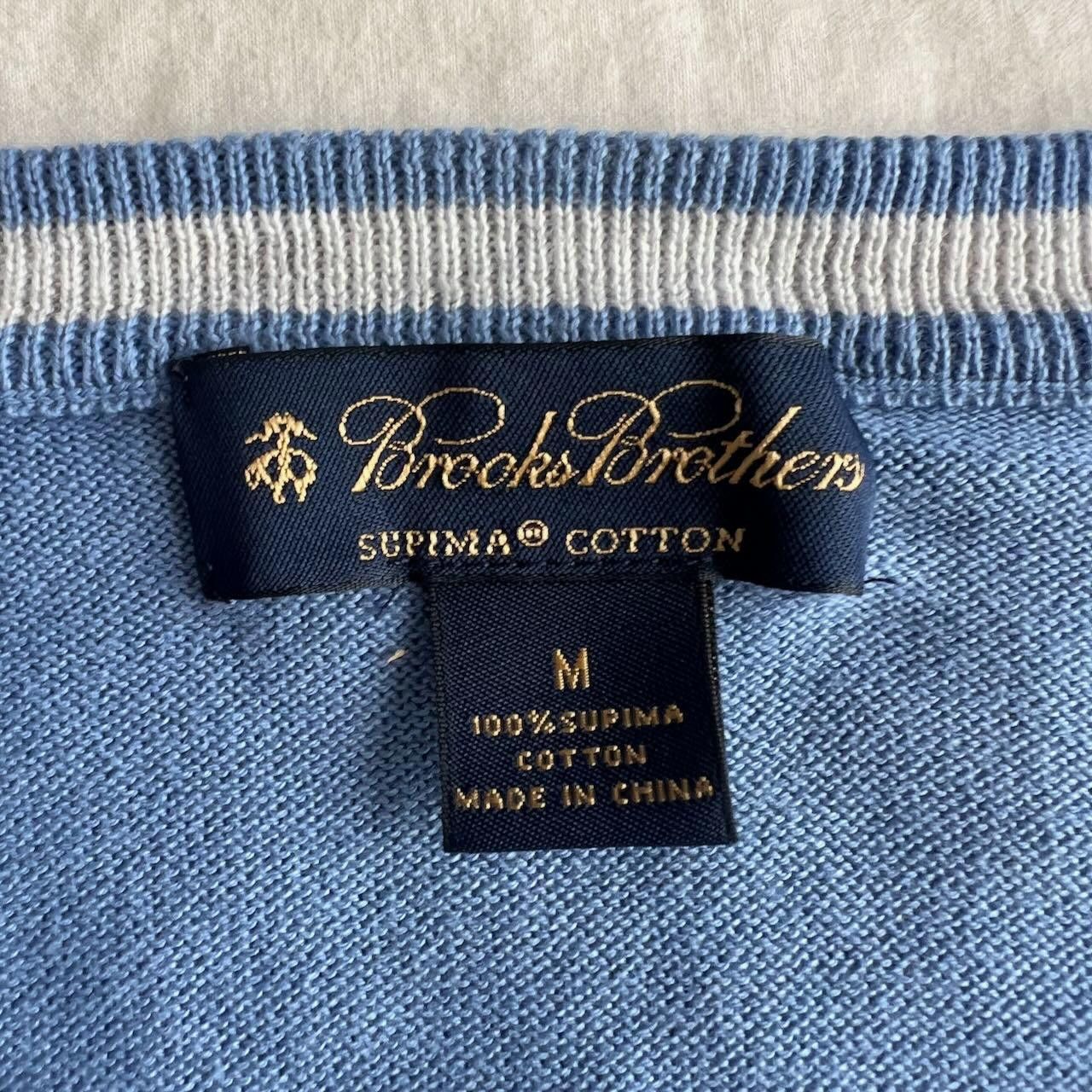 Brooks Brothers NWOT Brooks Brothers 100% Supima Cotton Pullover Light Blue Size US M / EU 48-50 / 2 - 2 Thumbnail