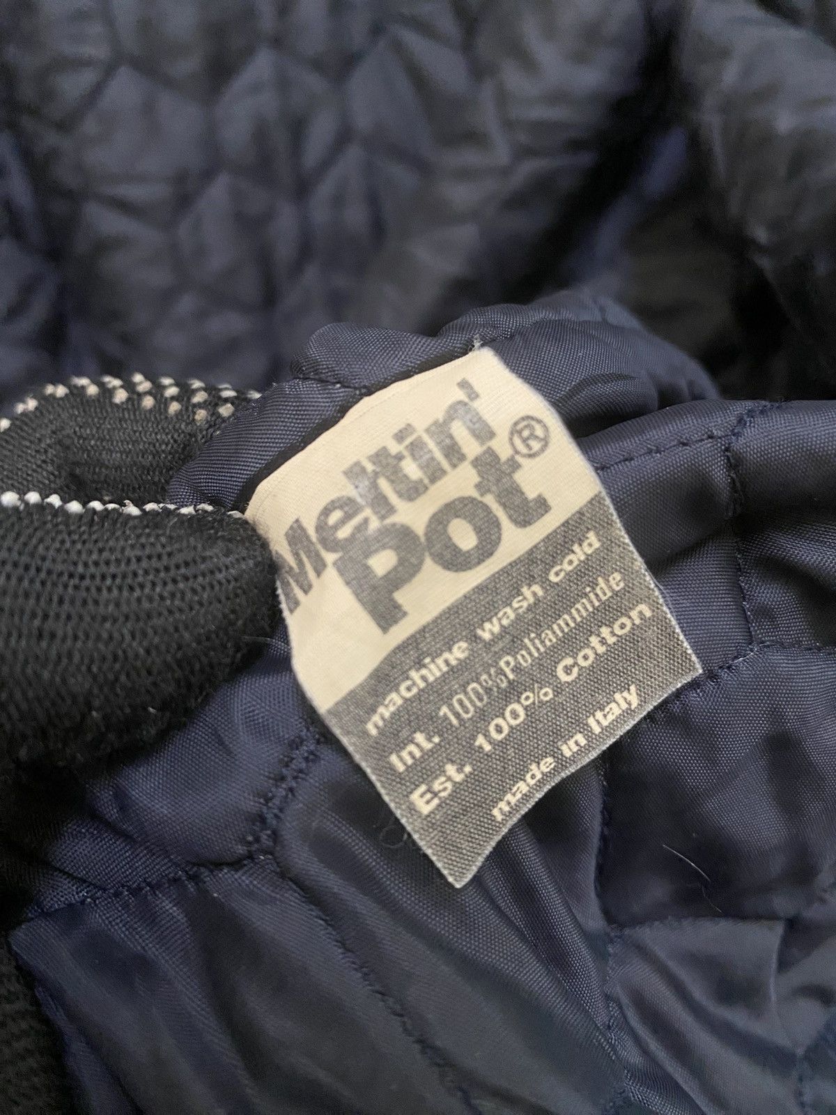 Japanese Brand Vintage Meltin’ Pot Brown Quilted Hooded Work Jacket Size US L / EU 52-54 / 3 - 12 Thumbnail