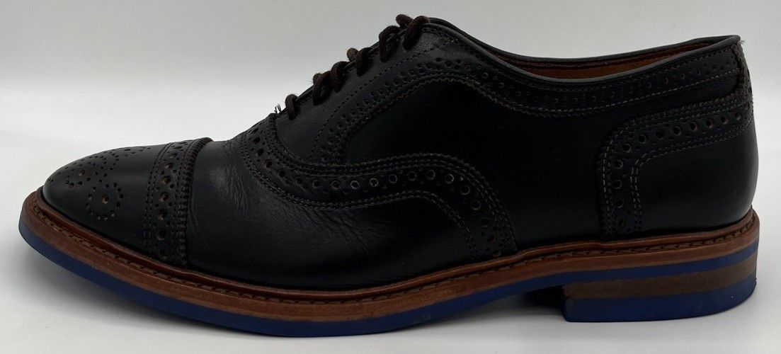 Allen Edmonds Allen Edmonds "STRANDMOK" Black Leather Oxfords Mens Size 9D Size US 9 / EU 42 - 5 Thumbnail