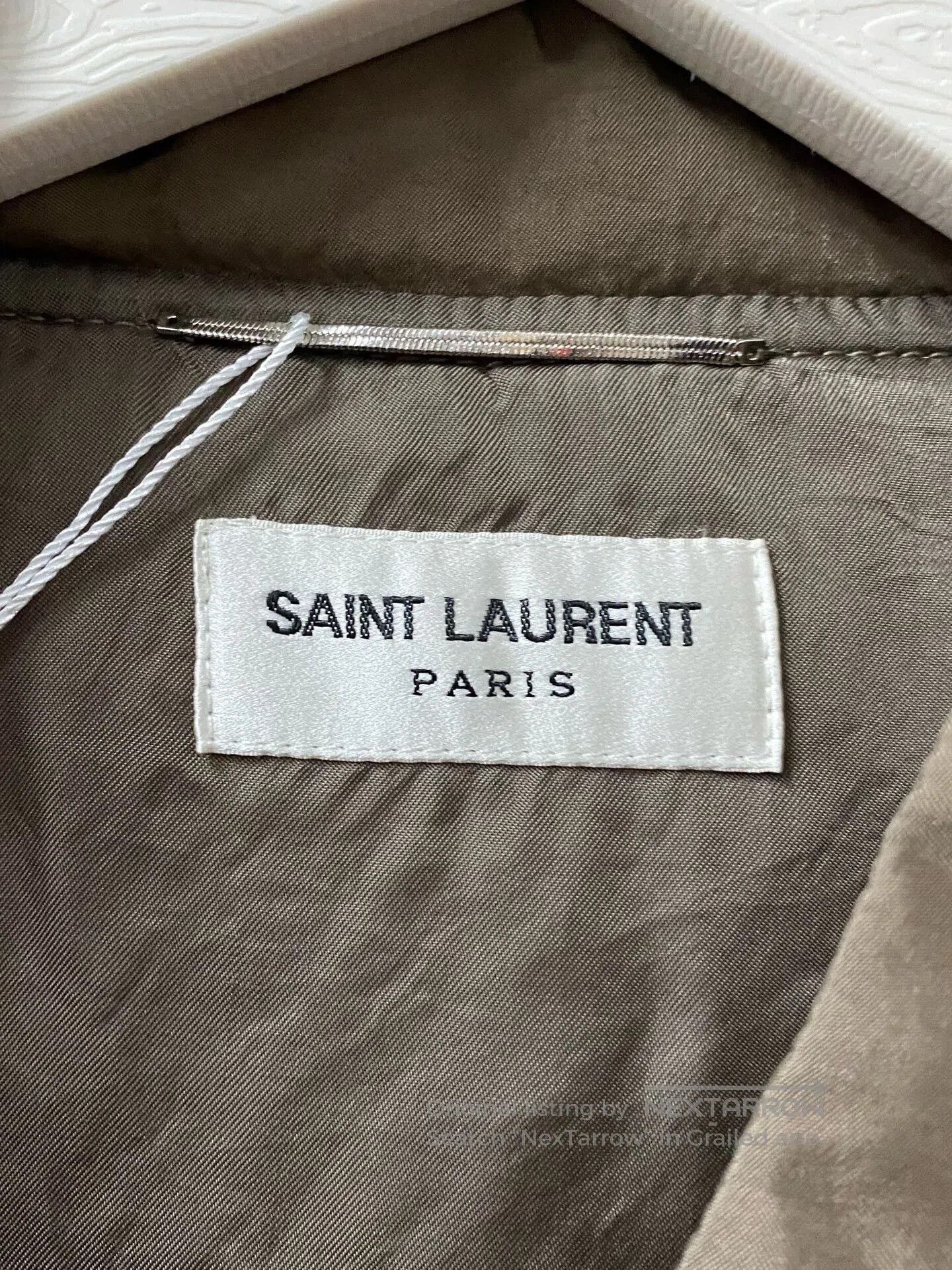 Saint Laurent Paris saint lauren cotton jacket in beige. Size US XXL / EU 58 / 5 - 5 Thumbnail