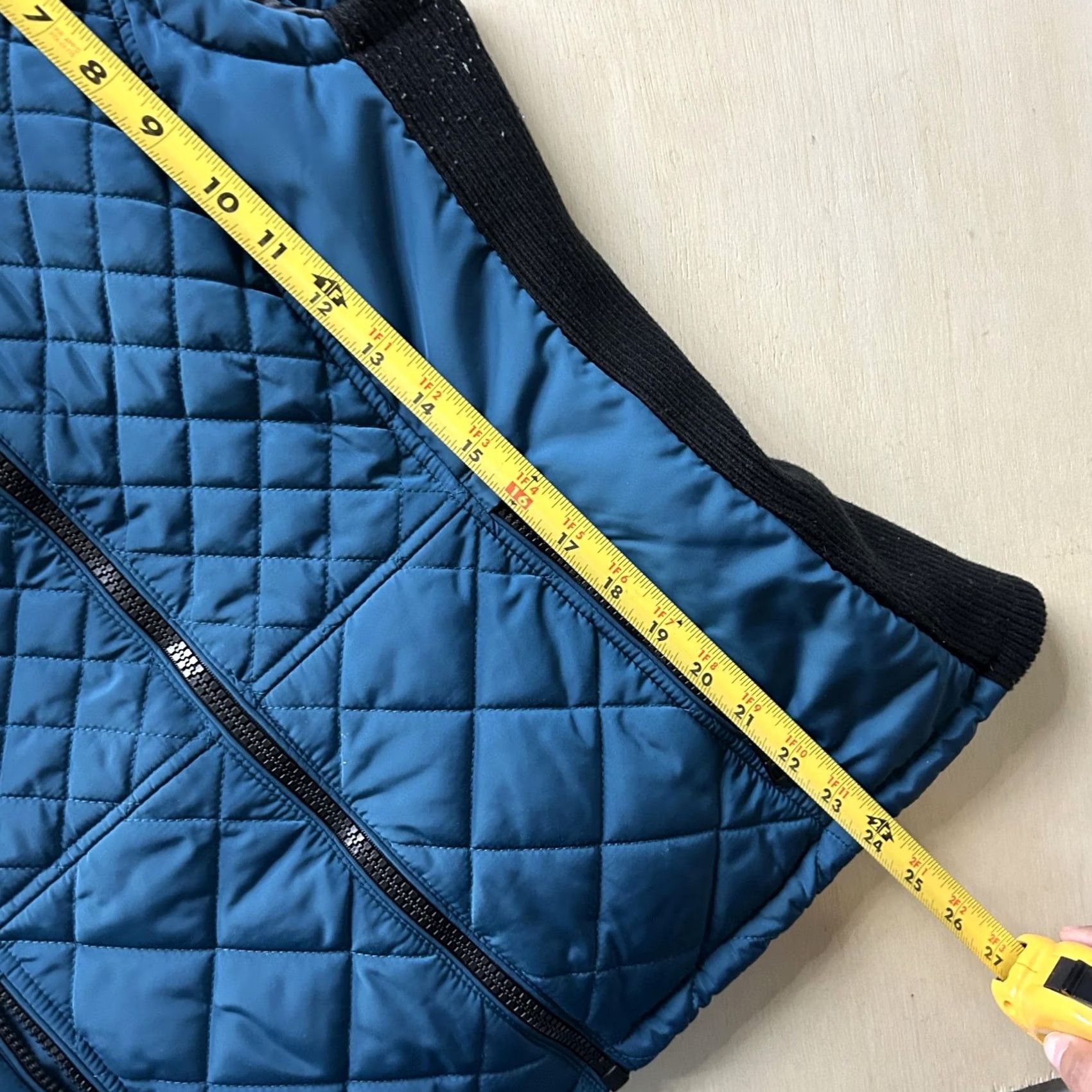 Andrew Marc Andrew Marc Vest Womens Medium Blue Quilted Full Zip Collared Puffer Insulated Size M / US 6-8 / IT 42-44 - 6 Thumbnail