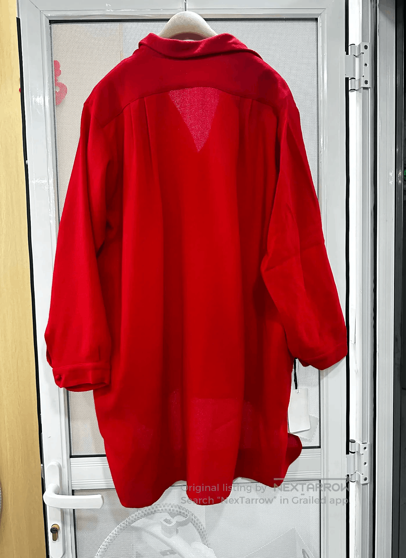 Daniela Gregis Daniela Gregis Women's Red Wool Shirt. Size M / US 6-8 / IT 42-44 - 2 Thumbnail