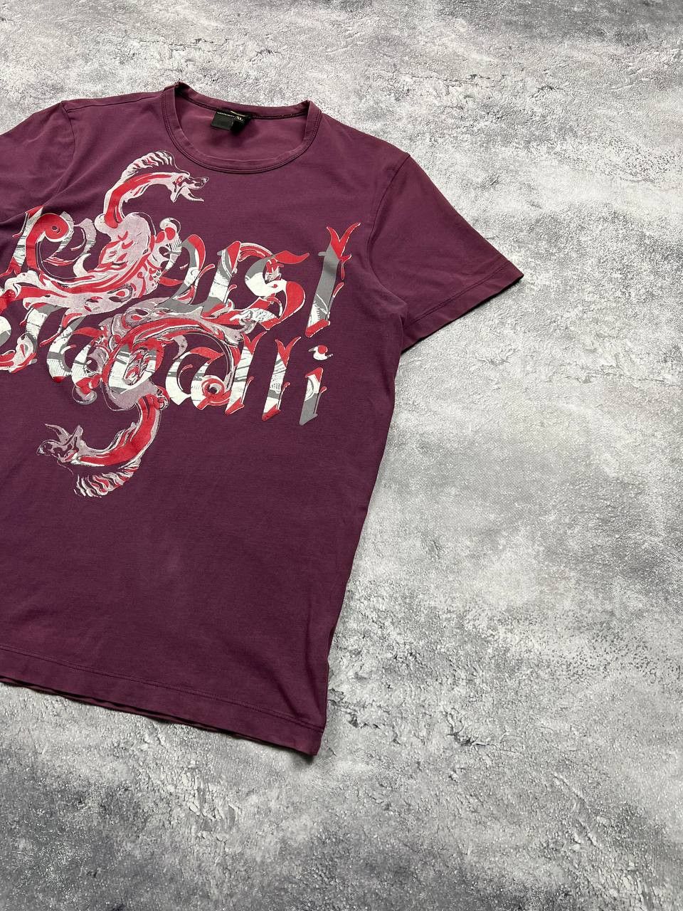 Roberto Cavalli Roberto Cavalli Tee Dragon Big Logo Luxury Just T-Shirt Size US XL / EU 56 / 4 - 3 Thumbnail