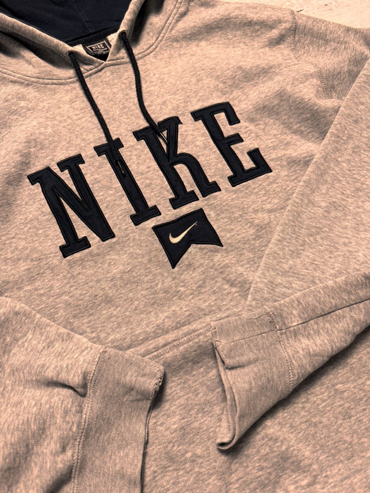 Nike × Vintage NIKE VINTAGE CENTER LOGO OVERSIZE BOXY HOODIE Size US XL / EU 56 / 4 - 5 Thumbnail