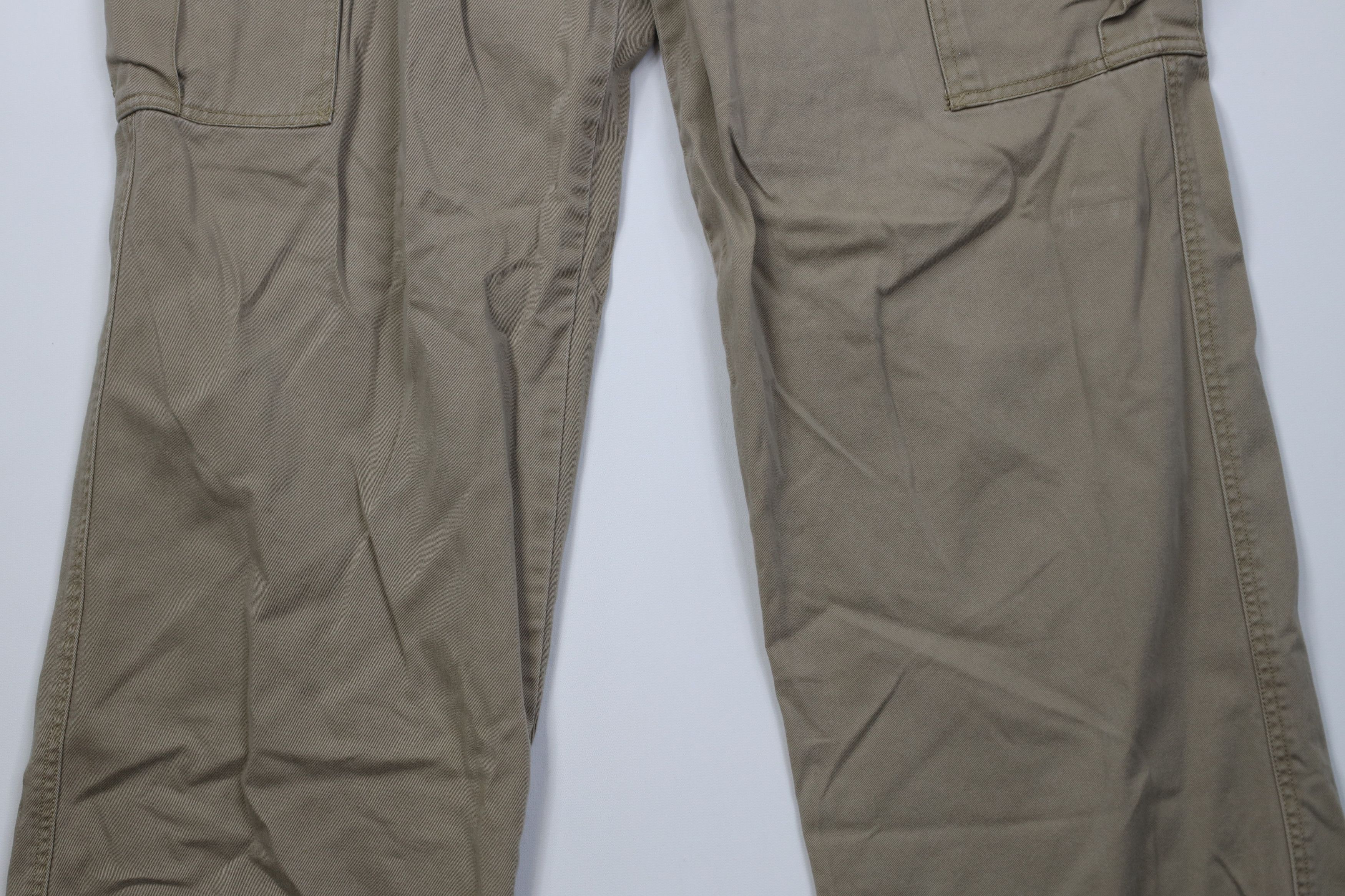 Aeropostale Vintage 90s Y2K Aeropostale Baggy Wide Leg Cargo Pants Beige Size US 36 / EU 52 - 3 Thumbnail