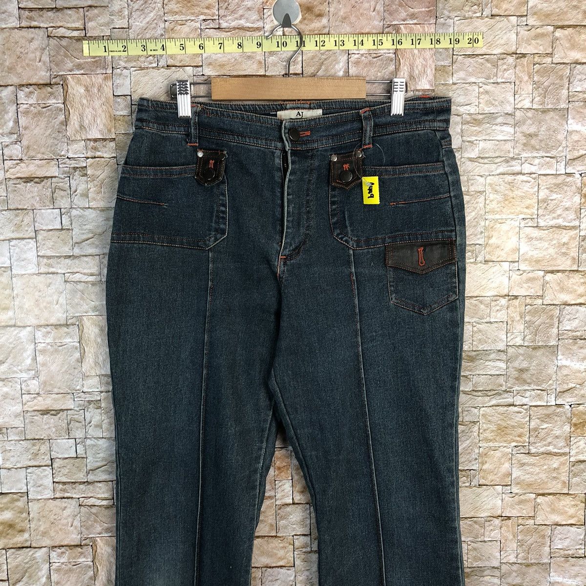 Japanese Brand Apek Japan Blue Denim Pants #A449 Size US 30 / EU 46 - 2 Thumbnail