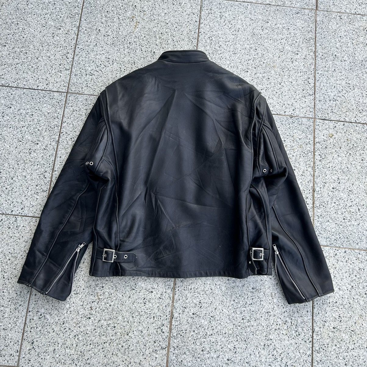 Schott Schott NYC model 141 Classic Racer Leather Motorcycle Jacket Size US L / EU 52-54 / 3 - 8 Thumbnail