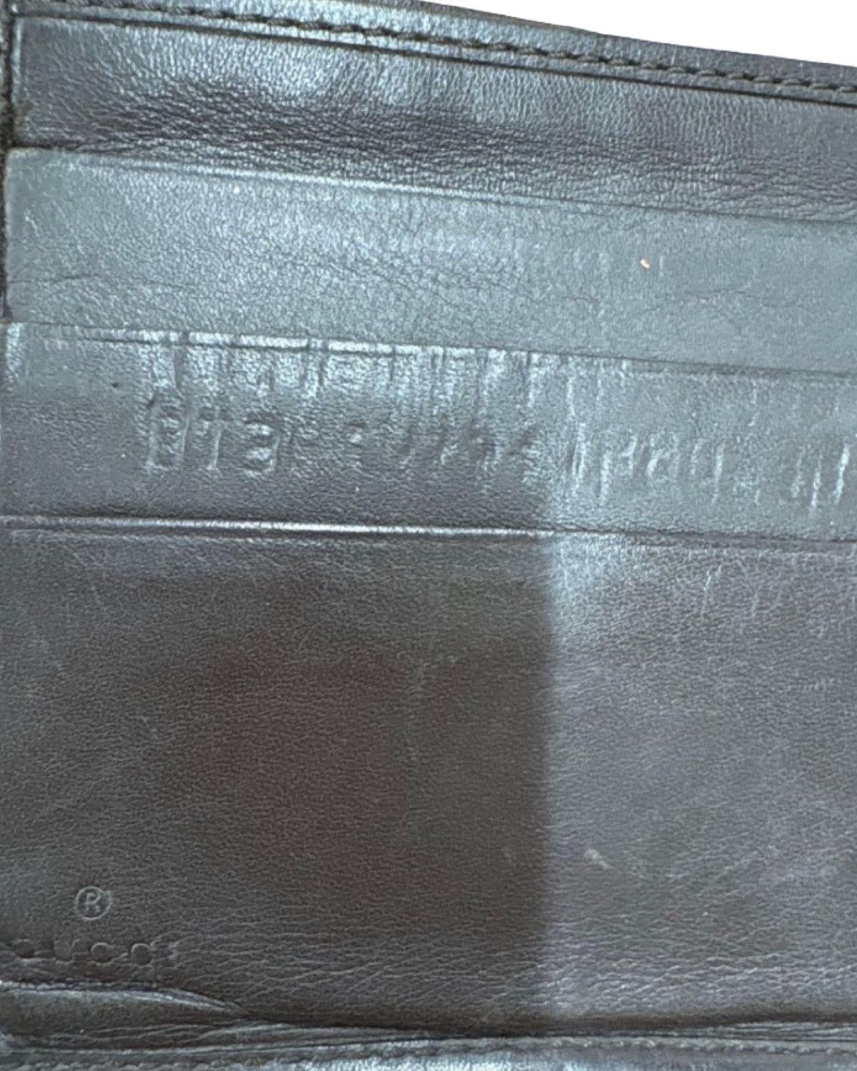 Gucci 🇮🇹MADE IN ITALY🇮🇹 GUCCI Leather Wallet Size ONE SIZE - 3 Thumbnail