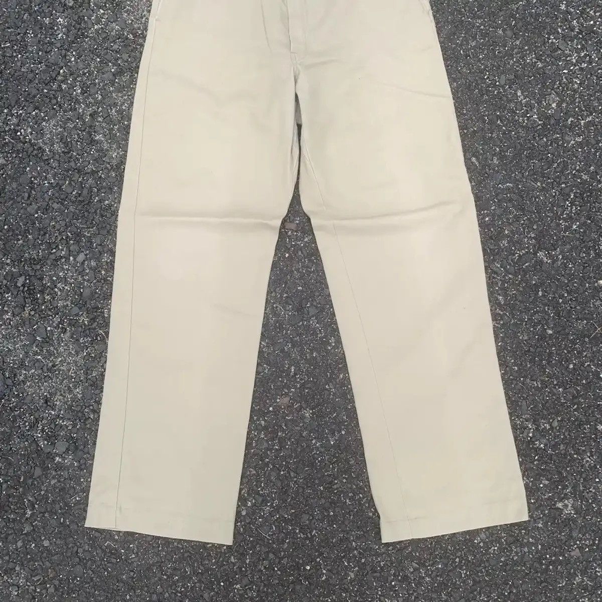 Dickies × Vintage VINTAGE DICKIES TROUSERS KHAKI BLANK TALON MADE IN U.S.A Size US 31 - 3 Thumbnail