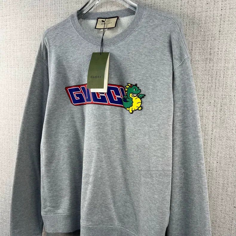 Gucci Gucci SS24 Logo Cartoon Embroidery Round-neck Casual Long- Size US M / EU 48-50 / 2 - 2 Thumbnail