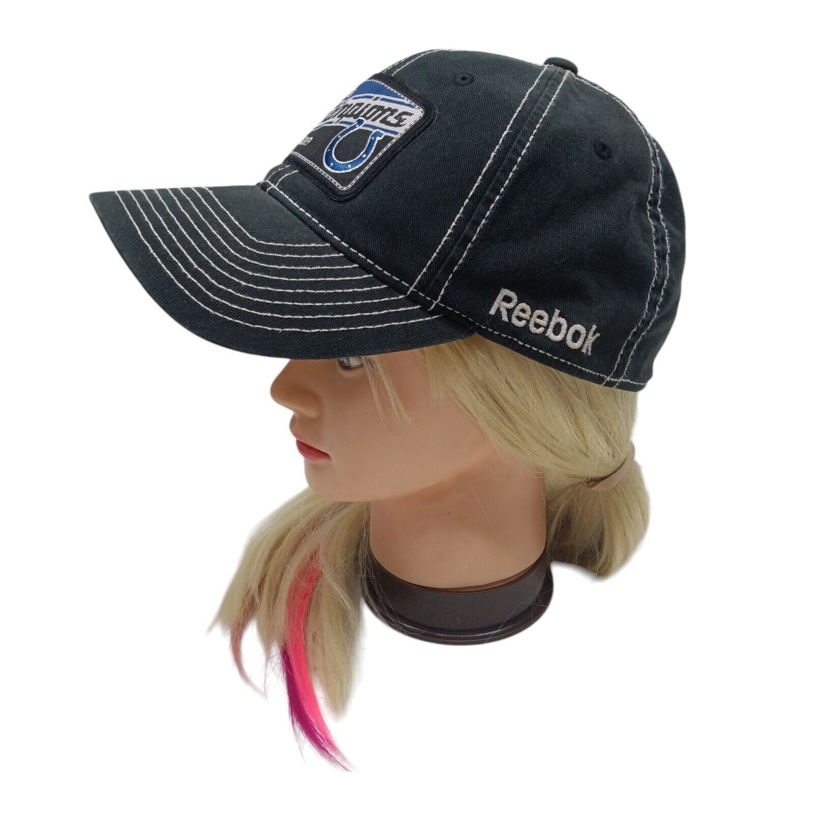 Reebok NFL Colts AFC Champions 2009 Cap Hat Flexfit Reebok Size ONE SIZE - 3 Thumbnail