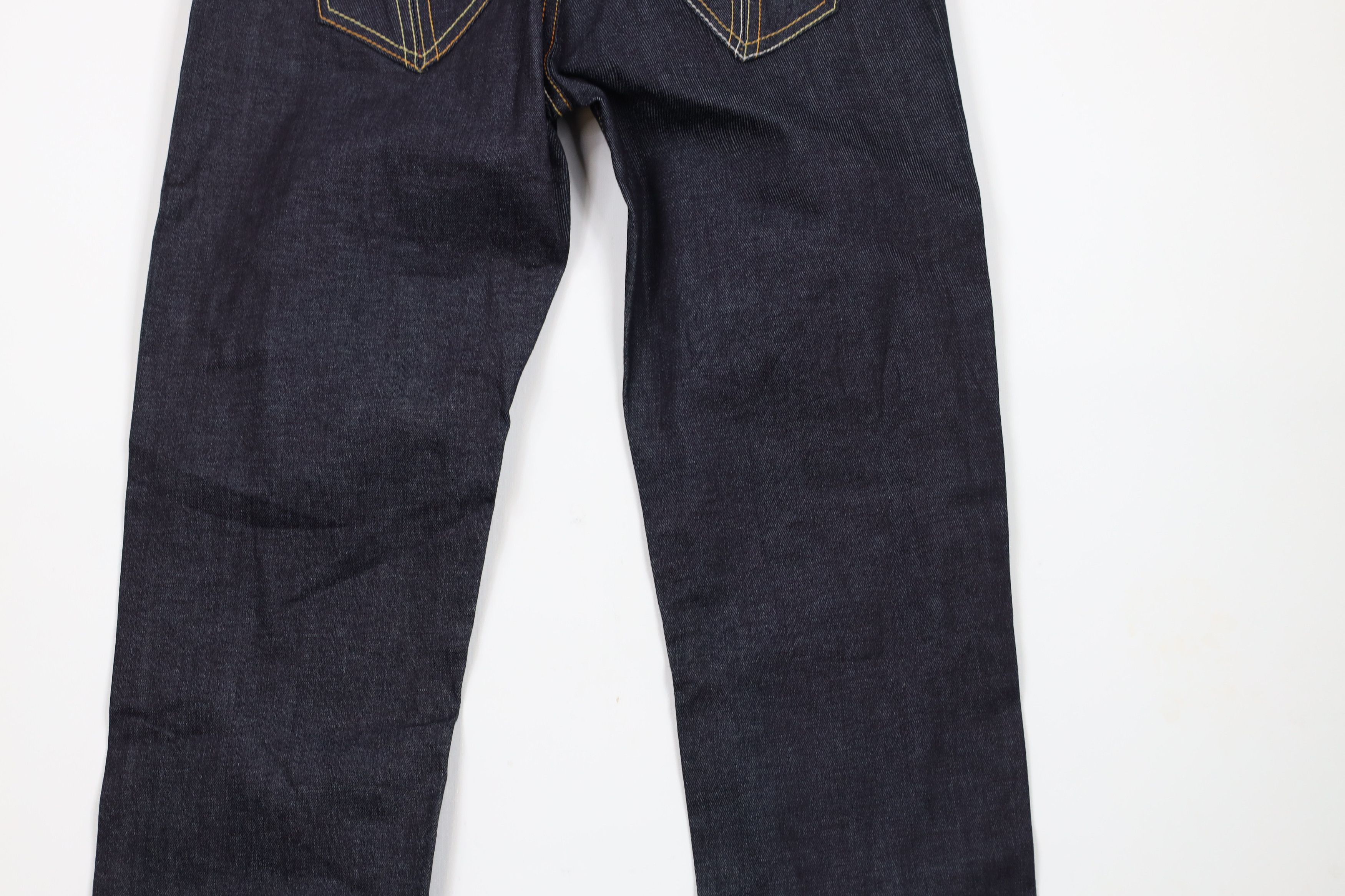 Vintage Motor City Denim Co Joe Faris Skinny Leg Jeans Indigo USA Size 27" / US 4 / IT 40 - 10 Thumbnail