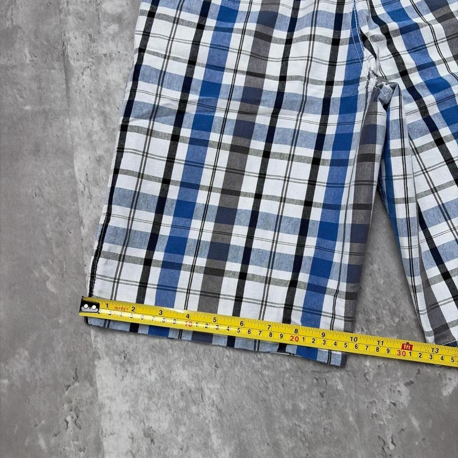 Southpole Y2K Blue Southpole Grunge Plaid Baggy Skater Shorts Size 27" / US 4 / IT 40 - 8 Thumbnail