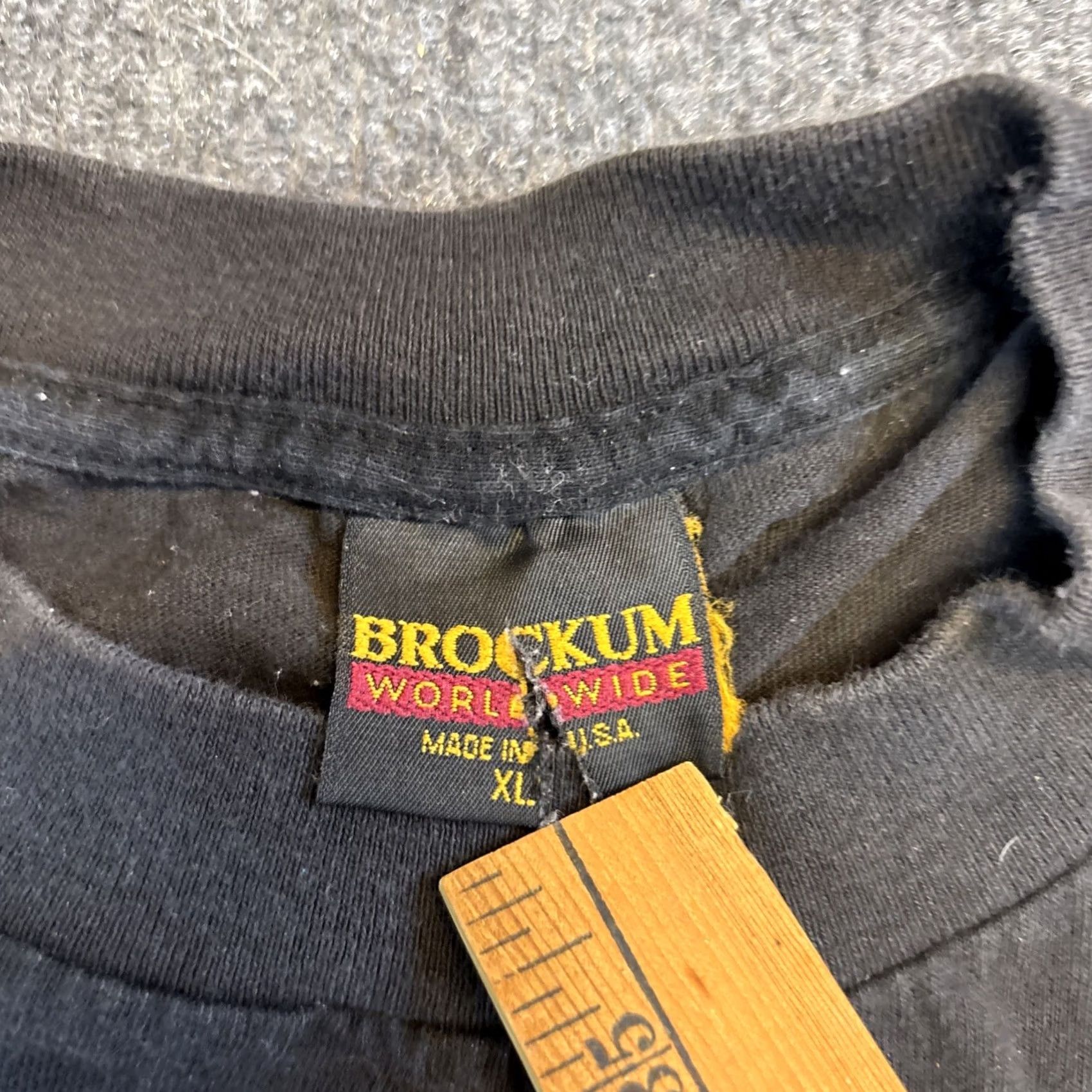 Vintage VINTAGE Brockum Miller Glow Shirt Men’s XL Black Let’s Grab A Bite Mens XL Short Sleeve T-Shirt Size US XL / EU 56 / 4 - 6 Thumbnail
