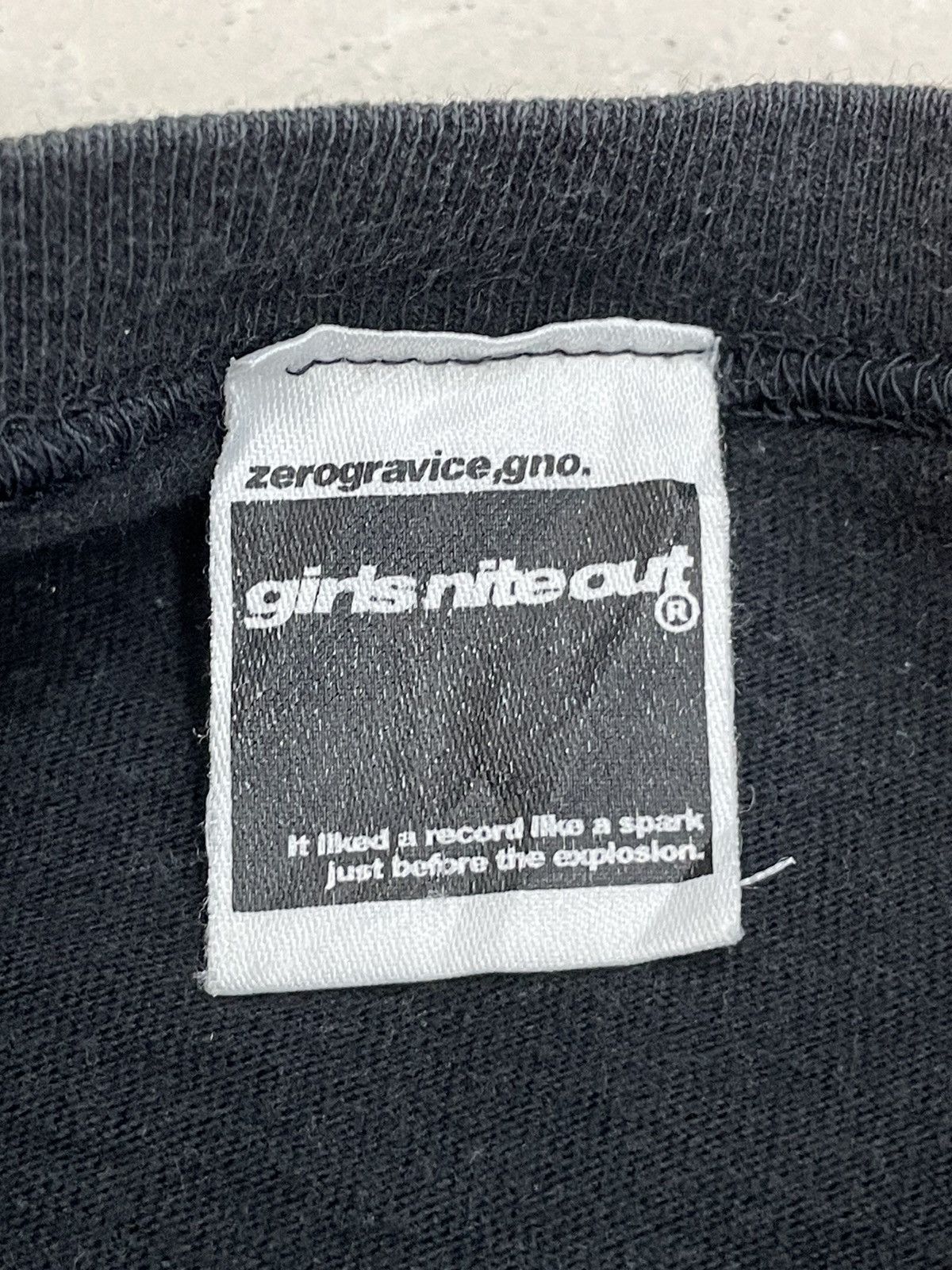 Hysteric Glamour Girls Nite Out Dont Change Idea Easily Wording Poem Size US XXS / EU 40 - 15 Thumbnail