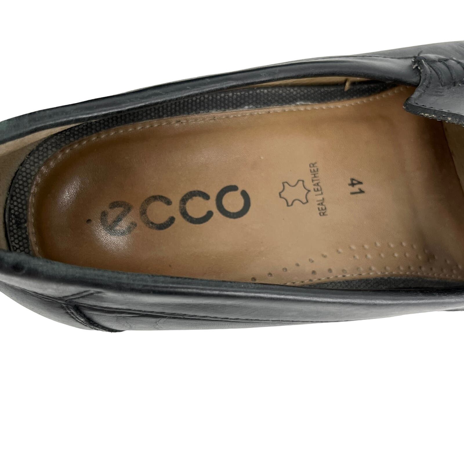 Ecco Ecco Moc Dip Classic Driving Loafers Black 41 7 Slip On Size US 8 / EU 41 - 8 Thumbnail