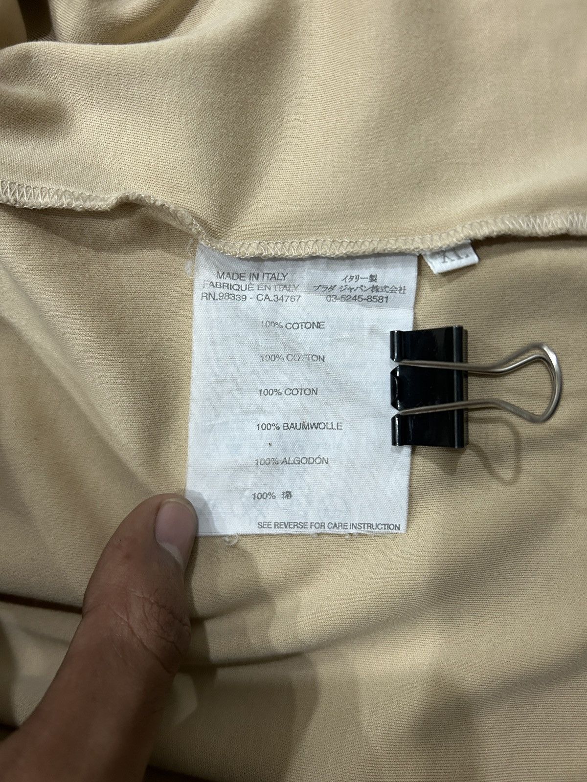 Prada Prada Basic Tee Size US XL / EU 56 / 4 - 3 Thumbnail