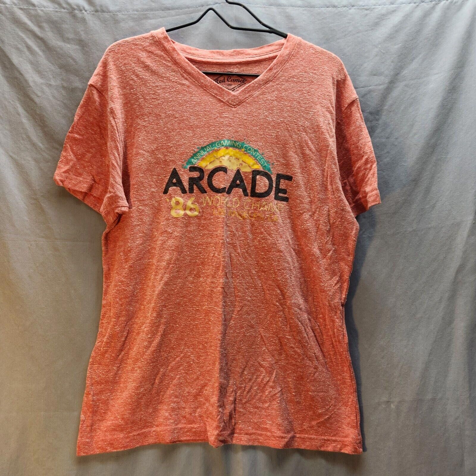 Designer Red Camel V-neck Tshirt Gaming Mens Size Large Size US L / EU 52-54 / 3 - 1 Thumbnail