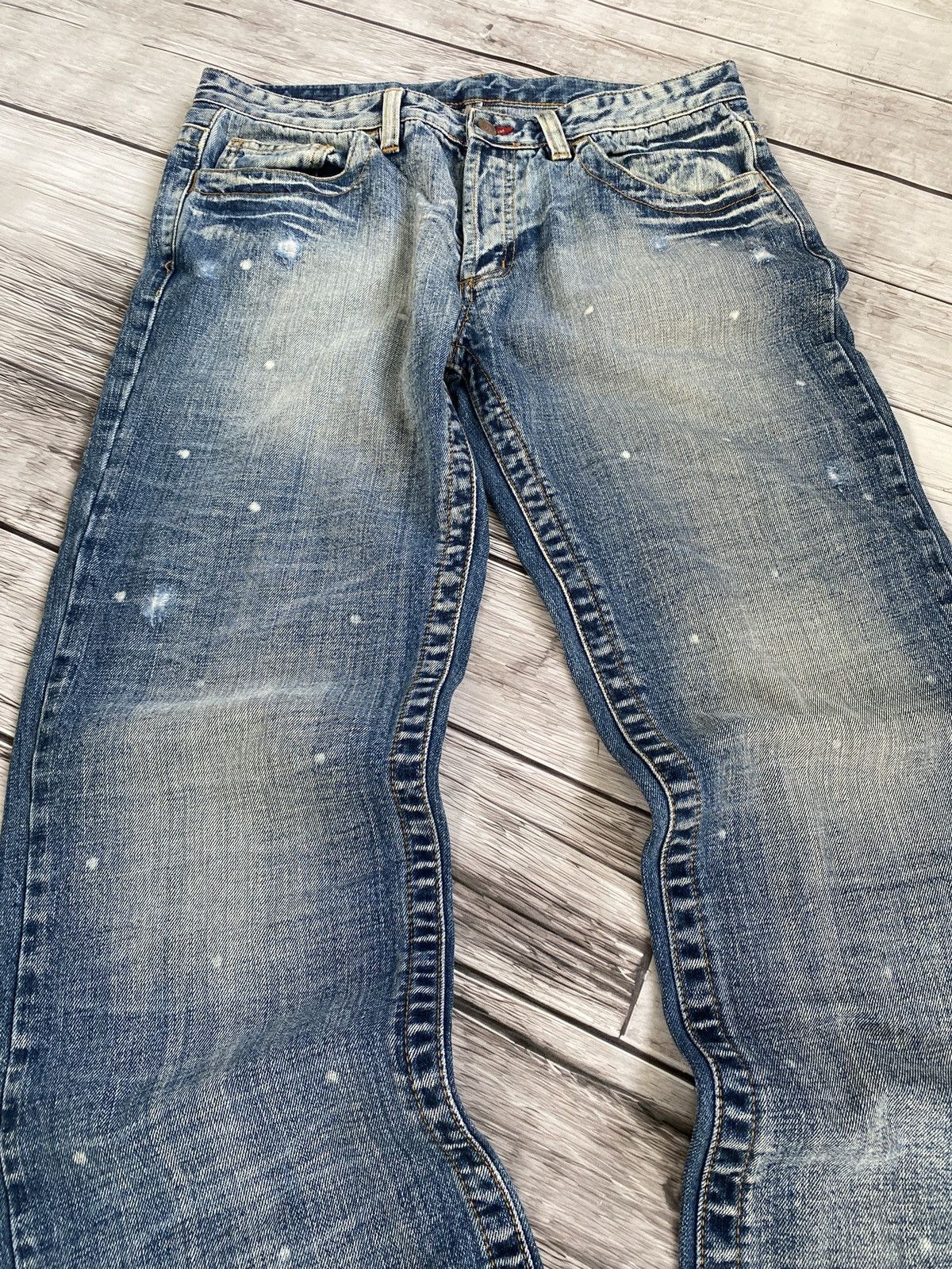 Hysteric Glamour × Japanese Brand 💥 HYSTERIC GLAMOUR BALENCIAGA STYLE JAPANESE JEANS Size US 32 / EU 48 - 3 Thumbnail