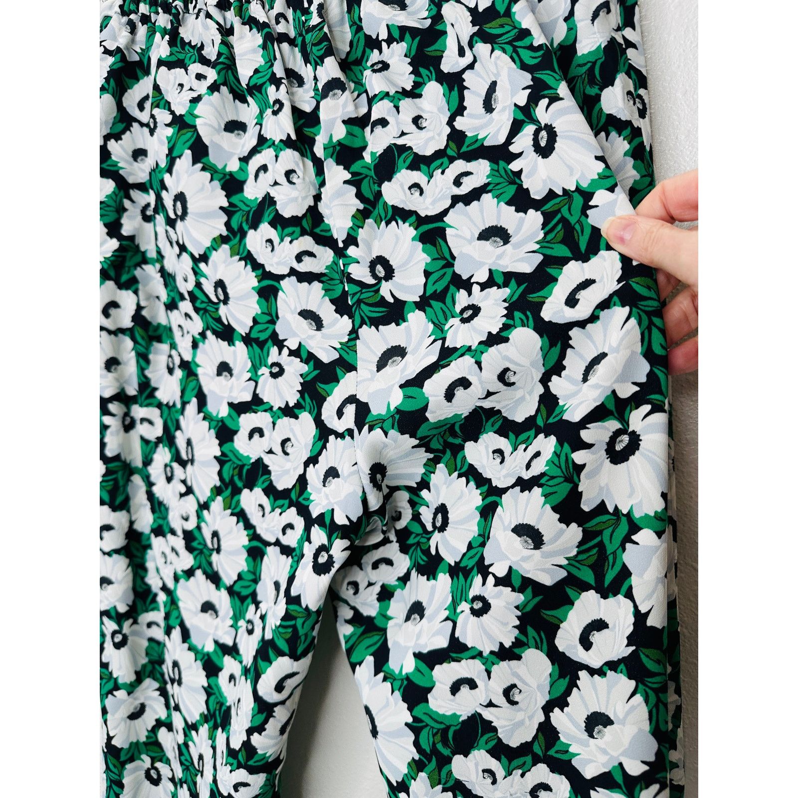 Stella McCartney Stella McCartney White Black Green Julia Flora Jogger Pants Size 42" / US 20 - 10 Thumbnail