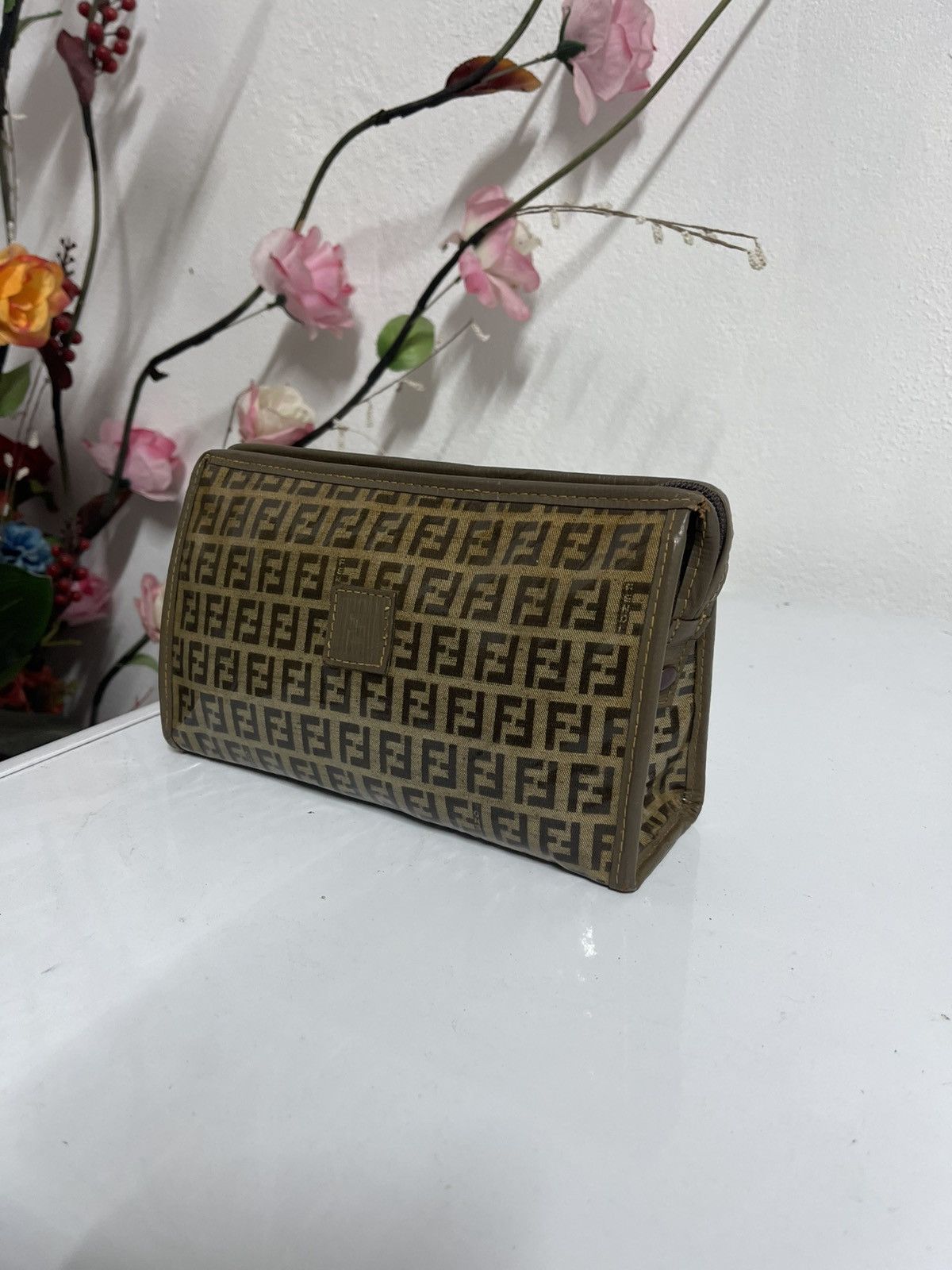 Fendi Vintage Fendi Monogram Clutch Bag Size ONE SIZE - 1 Thumbnail