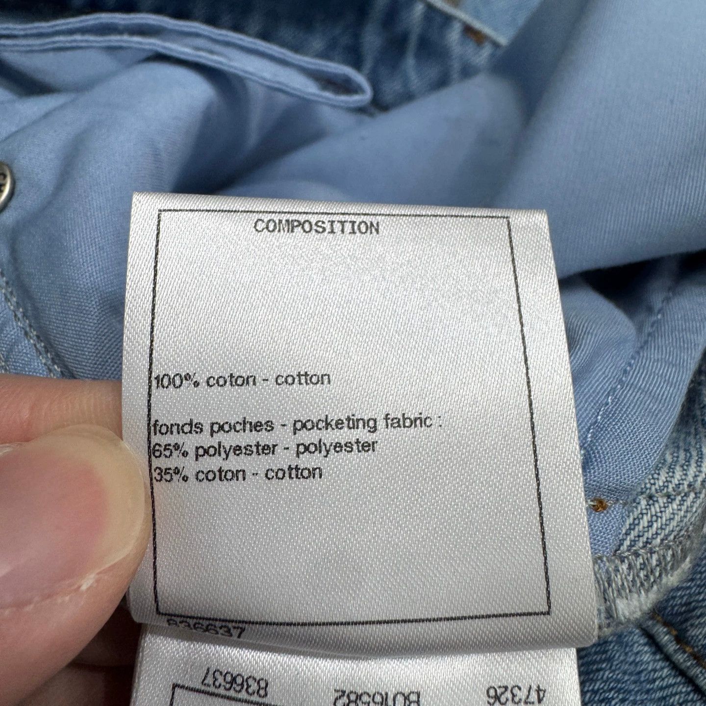 Chanel Chanel Pharrell Williams x Rhinestone Logo Jeans 48 Size 36" / US 14 / IT 50 - 4 Thumbnail
