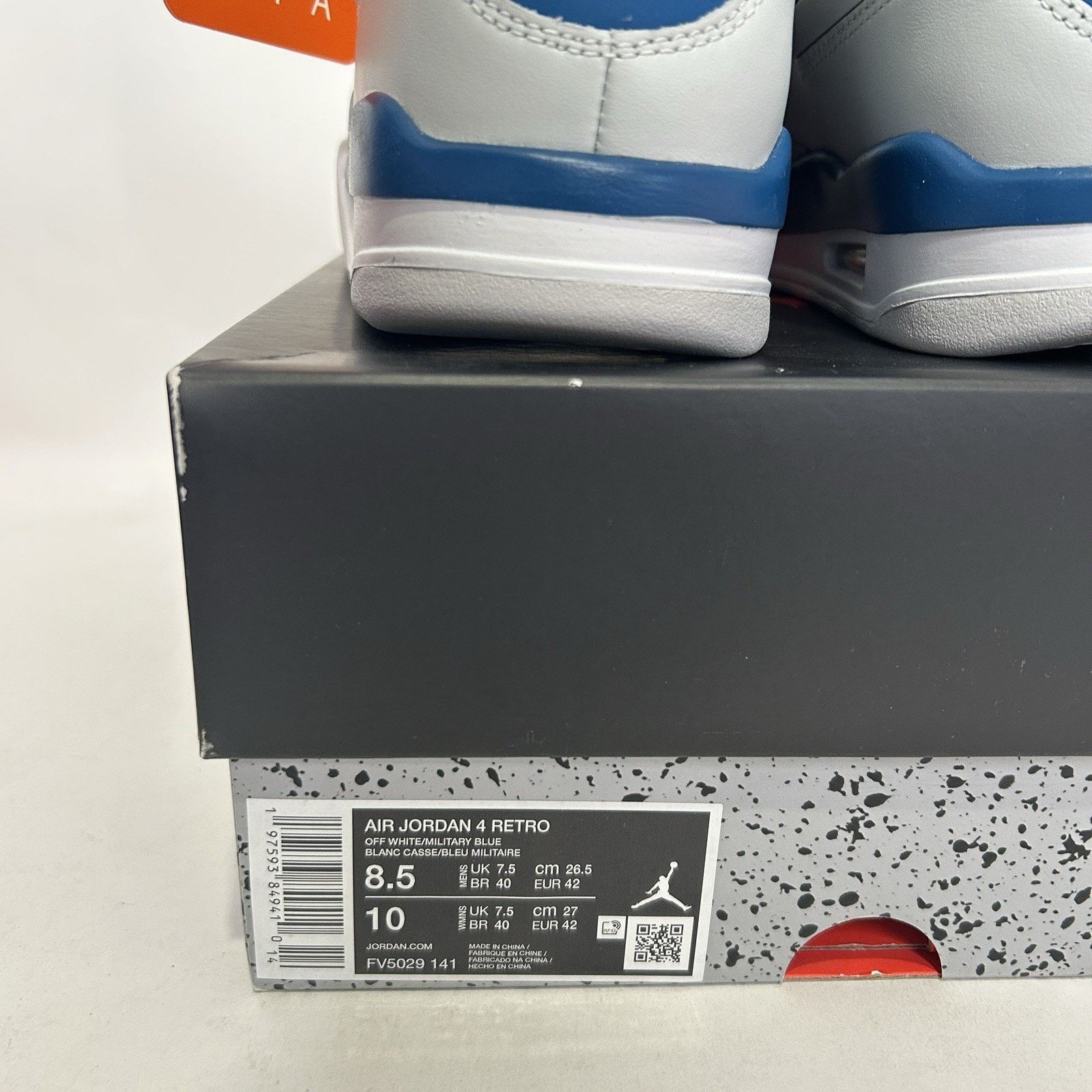 Jordan Brand Nike Air Jordan 4 Retro OG “Military Blue” FV5029-141 Size US 8.5 / EU 41-42 - 5 Thumbnail