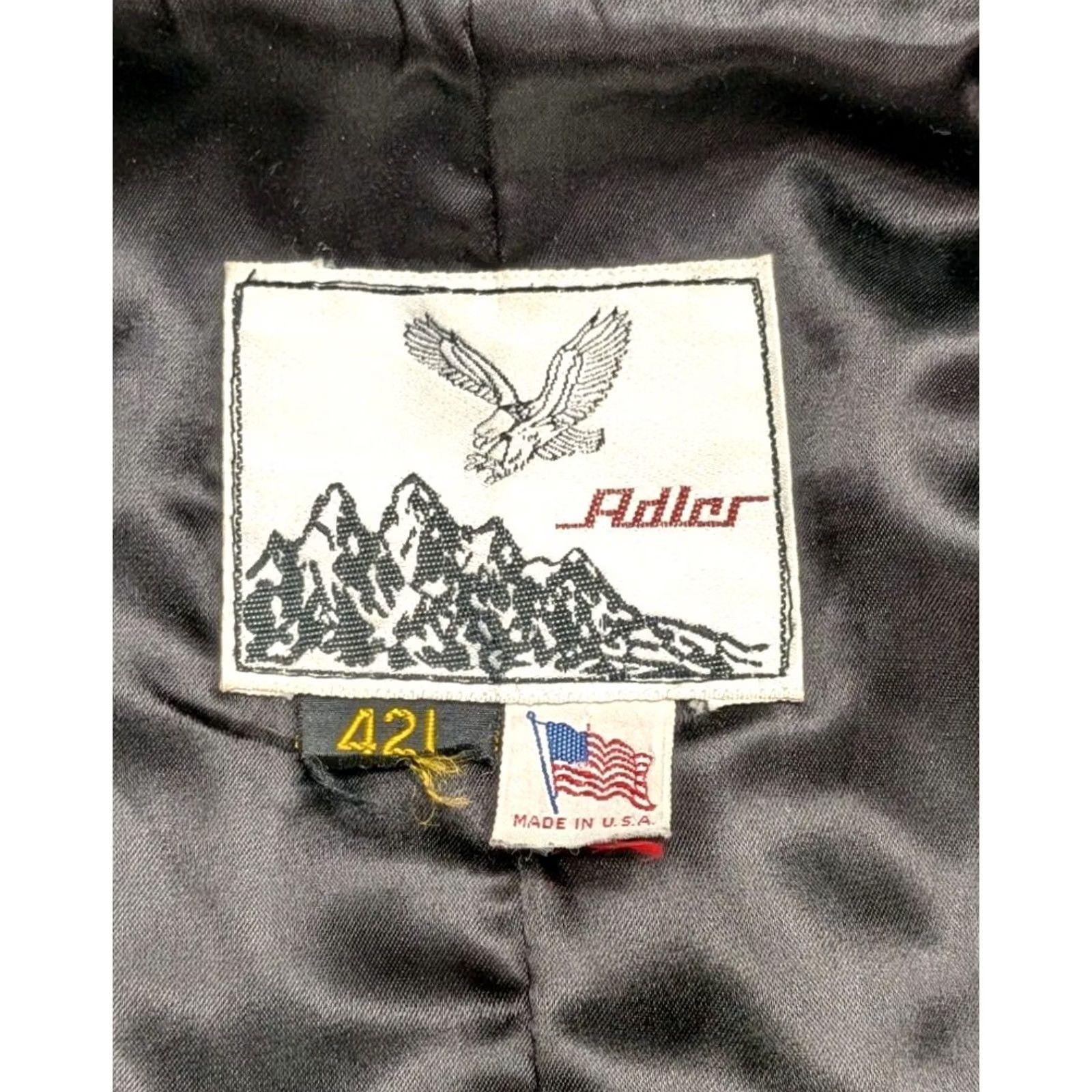 Vintage VINTAGE Adler Leather Jacket USA Made Trench Coat Collared Pockets 2 Button Size 42 Long Black Mens Size US XS / EU 42 / 0 - 4 Thumbnail