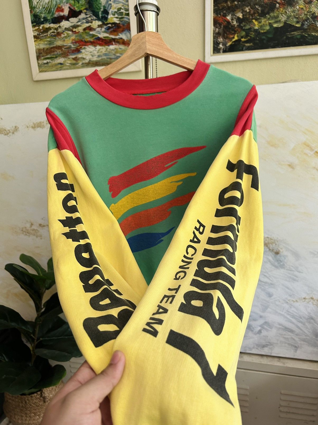 Benetton Vintage Benetton Formula 1 Racing Sweatshirt Size US L / EU 52-54 / 3 - 2 Thumbnail