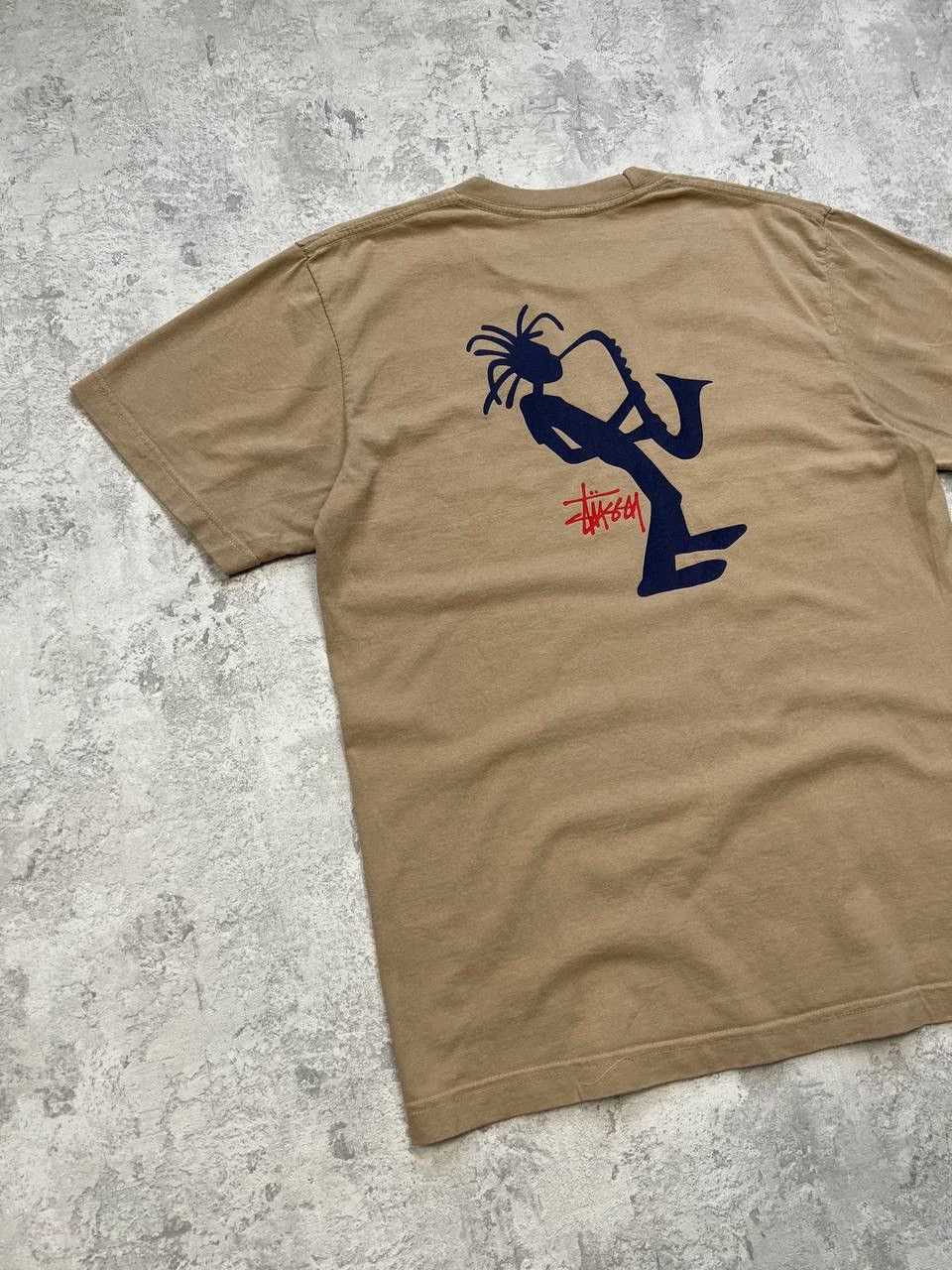 Stussy Vintage Stussy Saxophone Vintage T-Shirt Big Logo Size US L / EU 52-54 / 3 - 2 Thumbnail