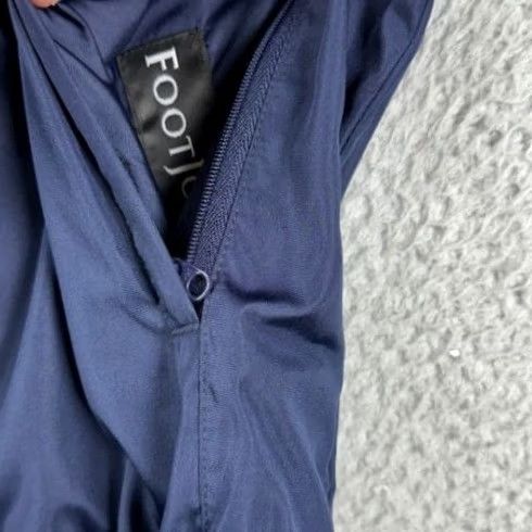 Footjoy FootJoy FJ Jacket Mens Large Navy Golf V-Neck Windbreaker Short Sleeve Pockets Size US 33 - 7 Thumbnail