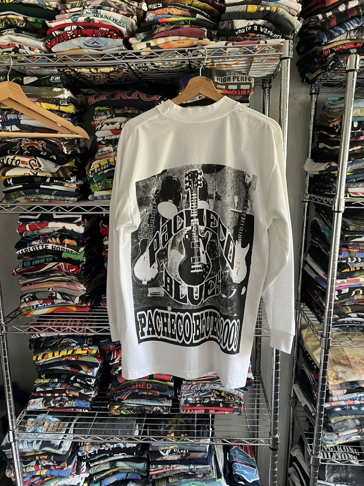 Band Tees 2003 Pacheco Blues Gabacho Gacho Single Stitch Bootleg Tee Size US L / EU 52-54 / 3 - 2 Thumbnail